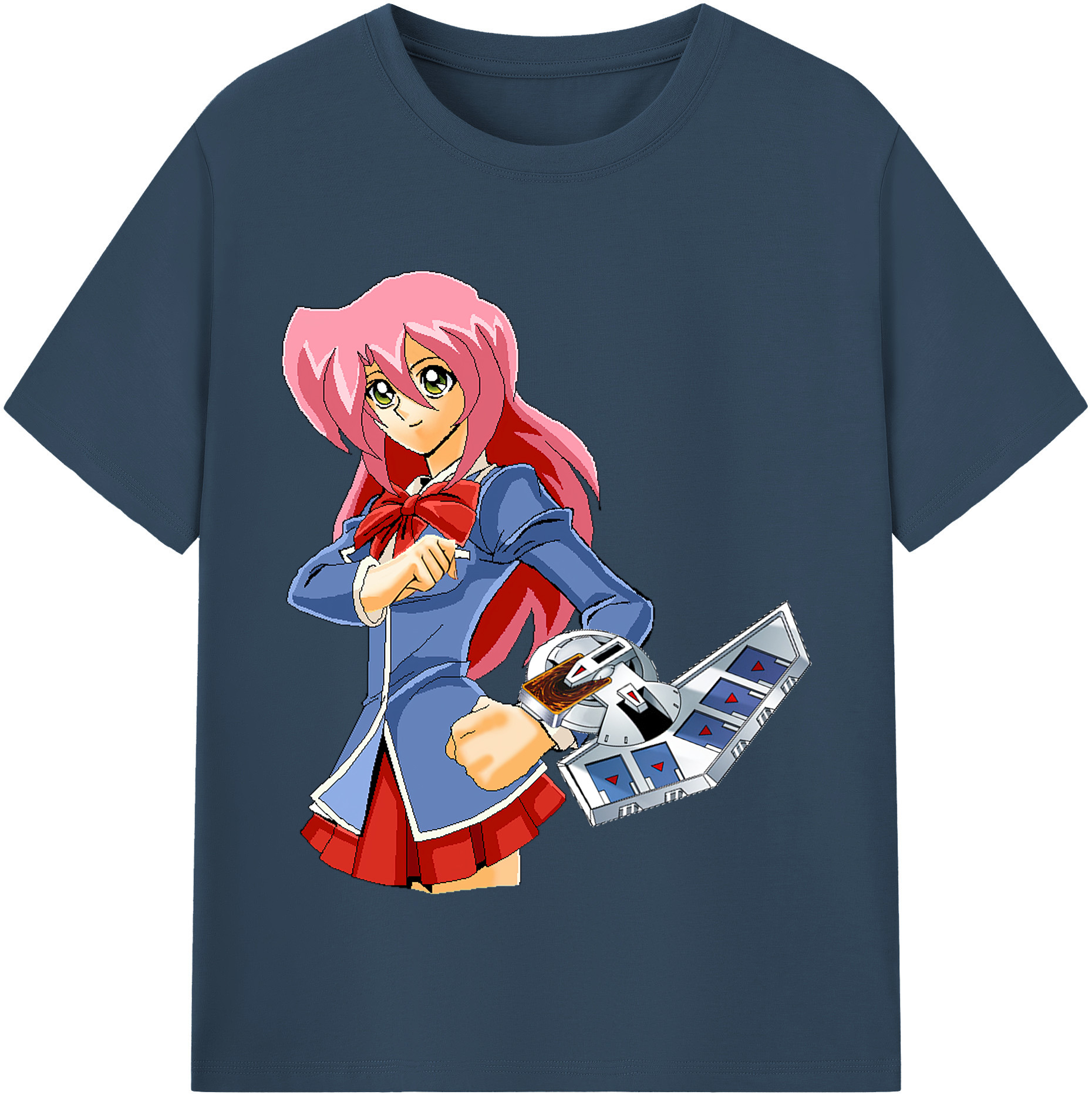 （画像用） 遊☆戯☆王 Yu-Gi-Oh! レディースカジュアルプリントTシャツ（綿100％）