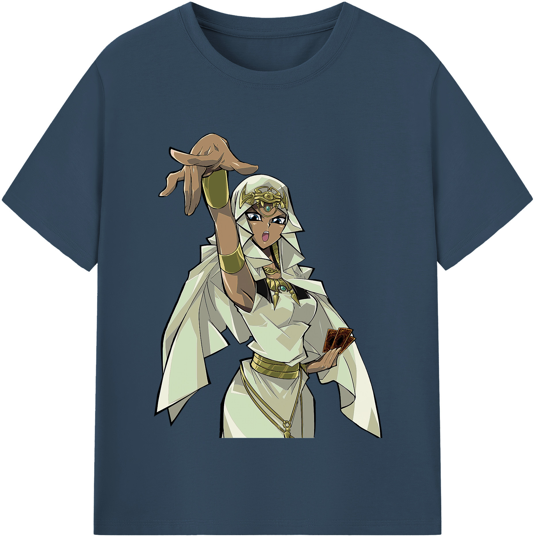 （画像用） 遊☆戯☆王 Yu-Gi-Oh! レディースカジュアルプリントTシャツ（綿100％）