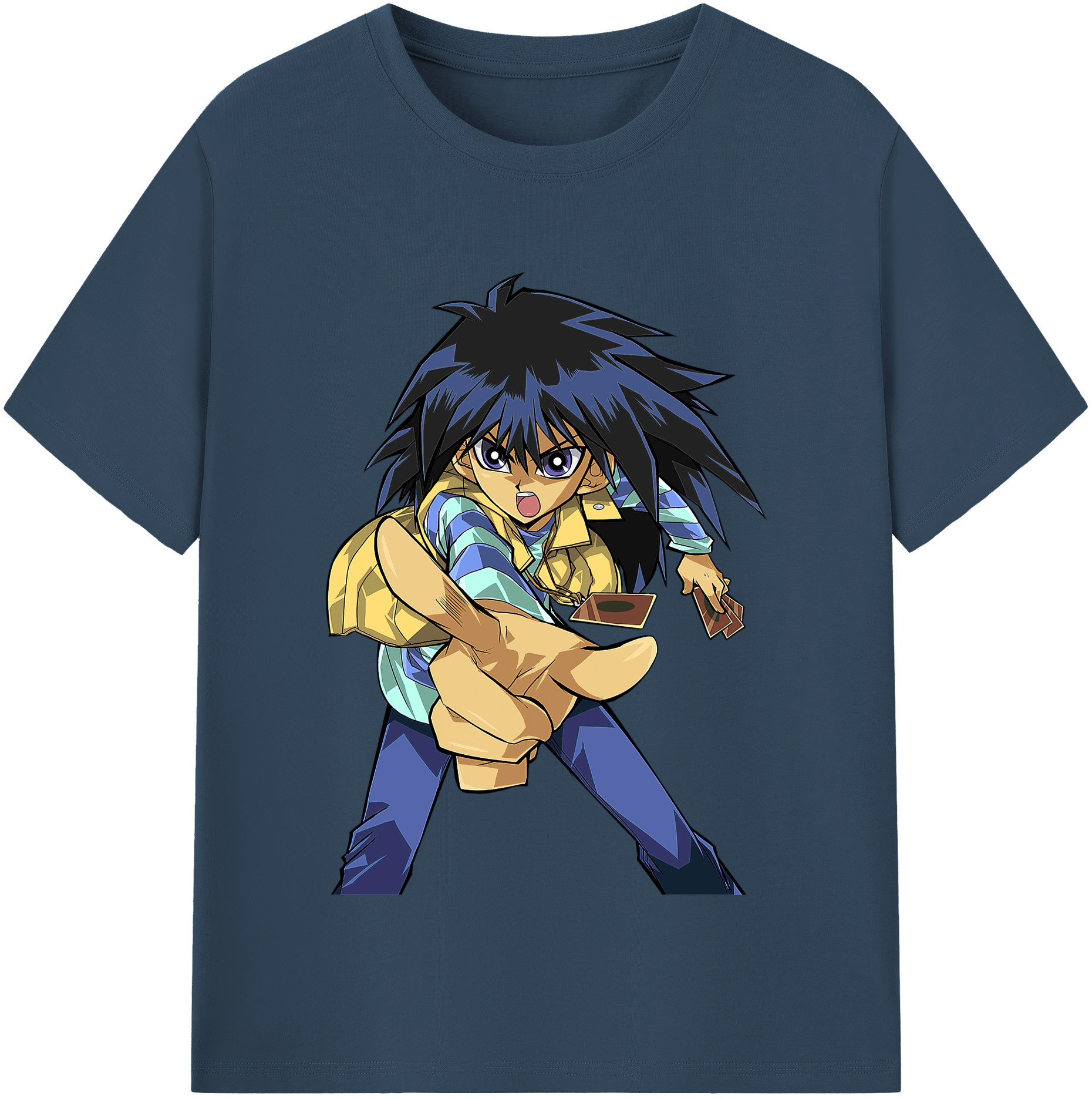 （画像用） 遊☆戯☆王 Yu-Gi-Oh! レディースカジュアルプリントTシャツ（綿100％）