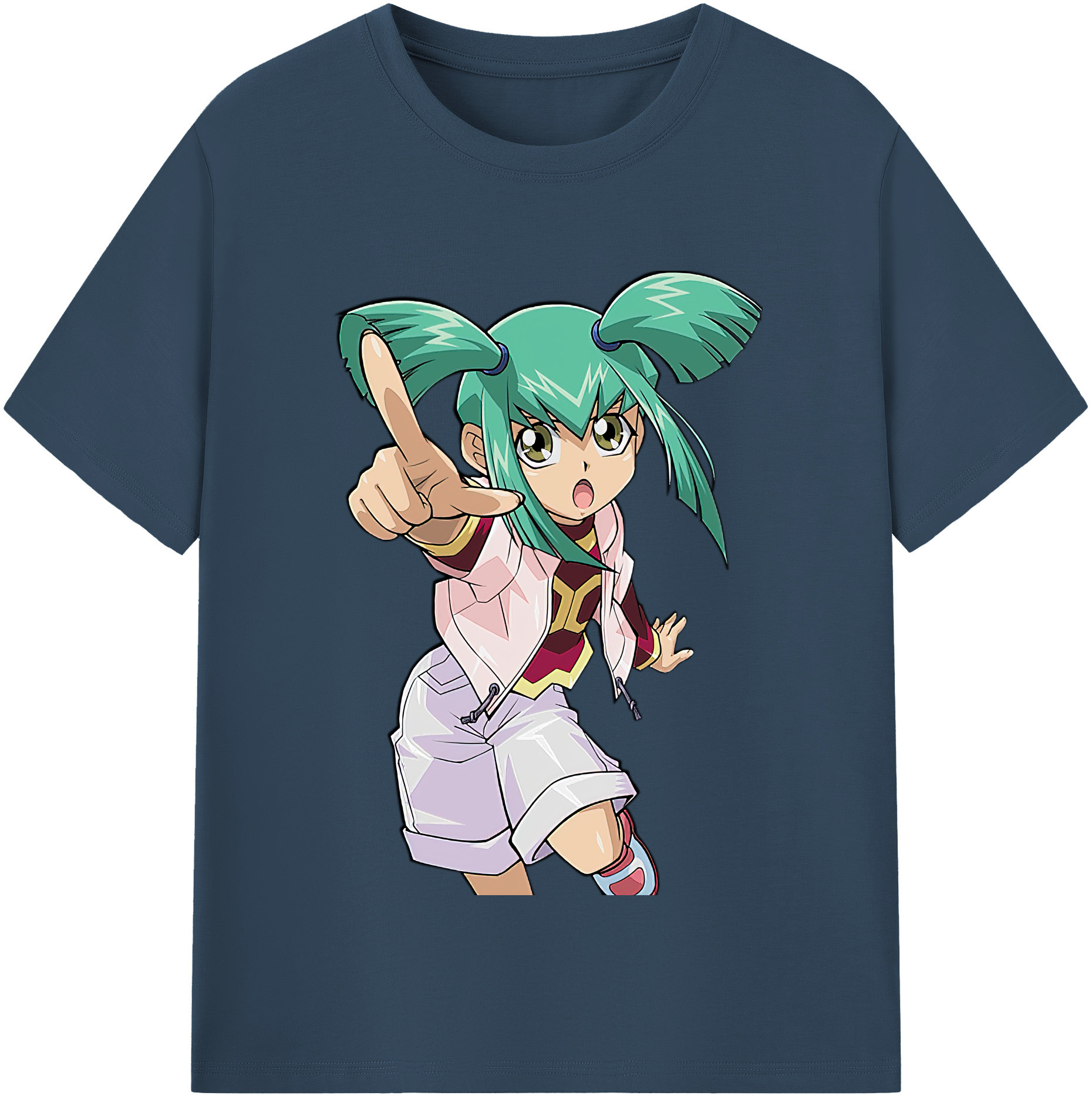 （画像用） 遊☆戯☆王 Yu-Gi-Oh! レディースカジュアルプリントTシャツ（綿100％）