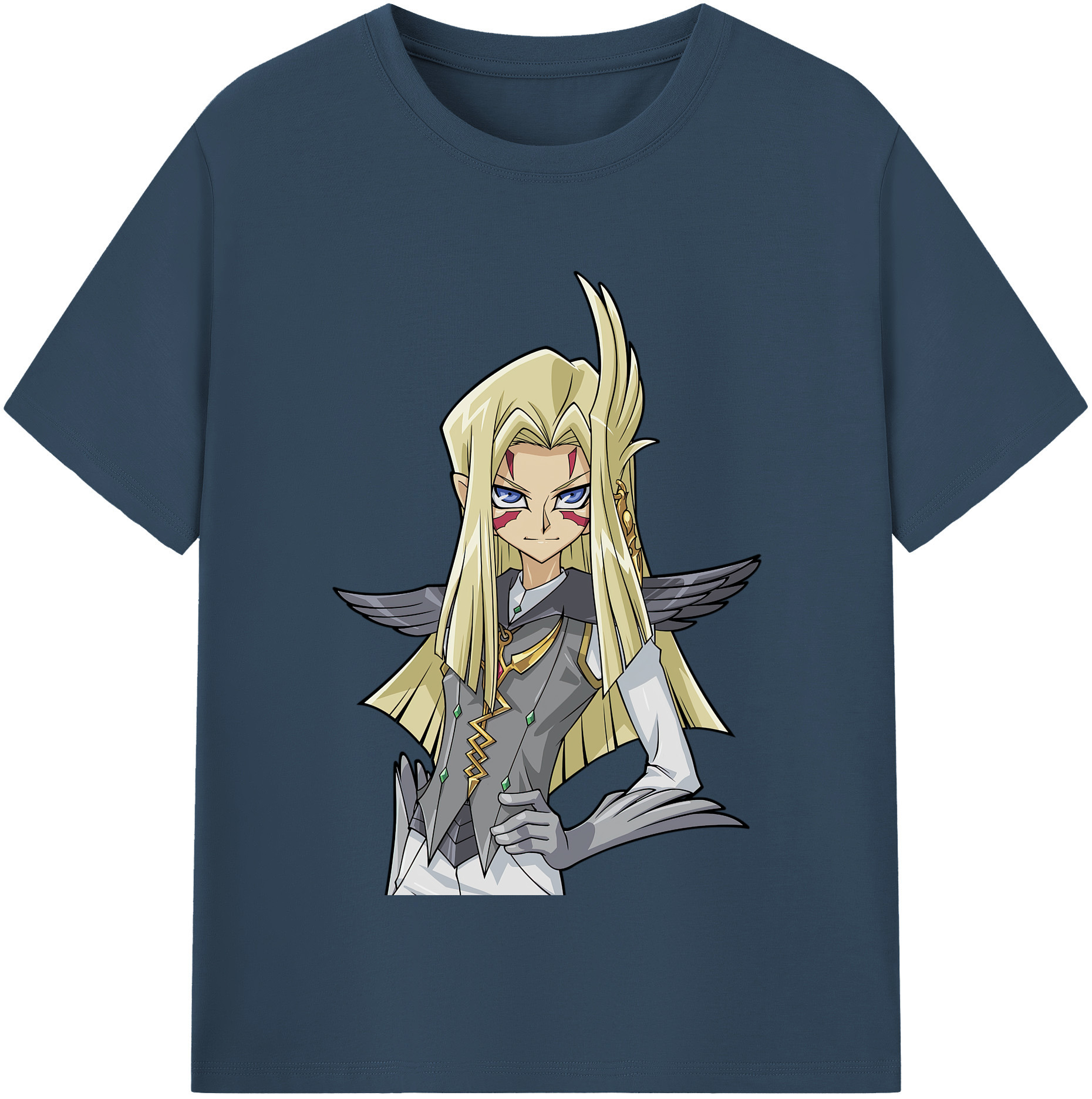 （画像用） 遊☆戯☆王 Yu-Gi-Oh! レディースカジュアルプリントTシャツ（綿100％）