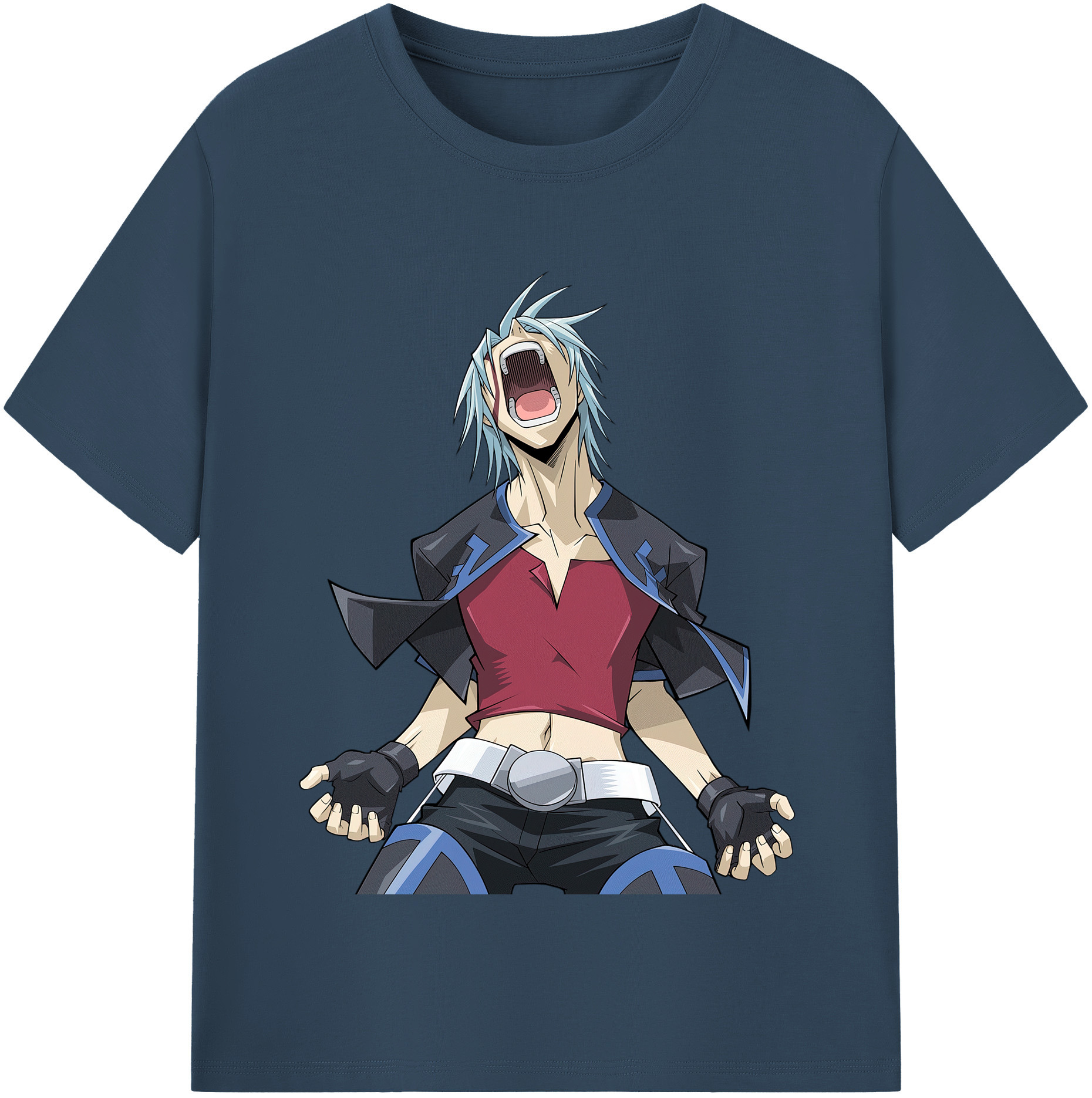 （画像用） 遊☆戯☆王 Yu-Gi-Oh! レディースカジュアルプリントTシャツ（綿100％）