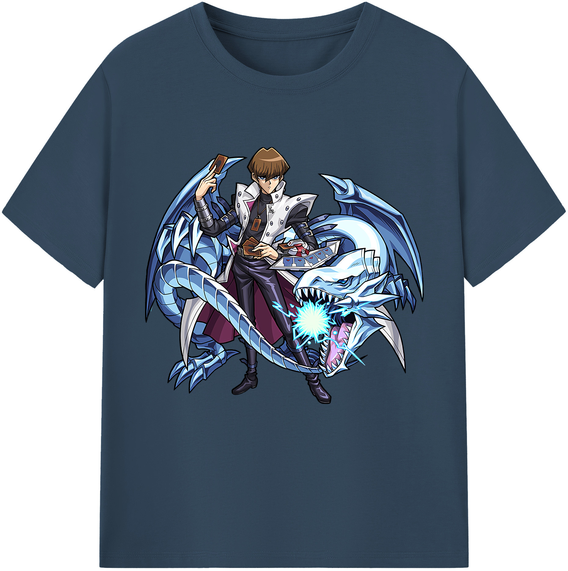 （画像用） 遊☆戯☆王 Yu-Gi-Oh! レディースカジュアルプリントTシャツ（綿100％）