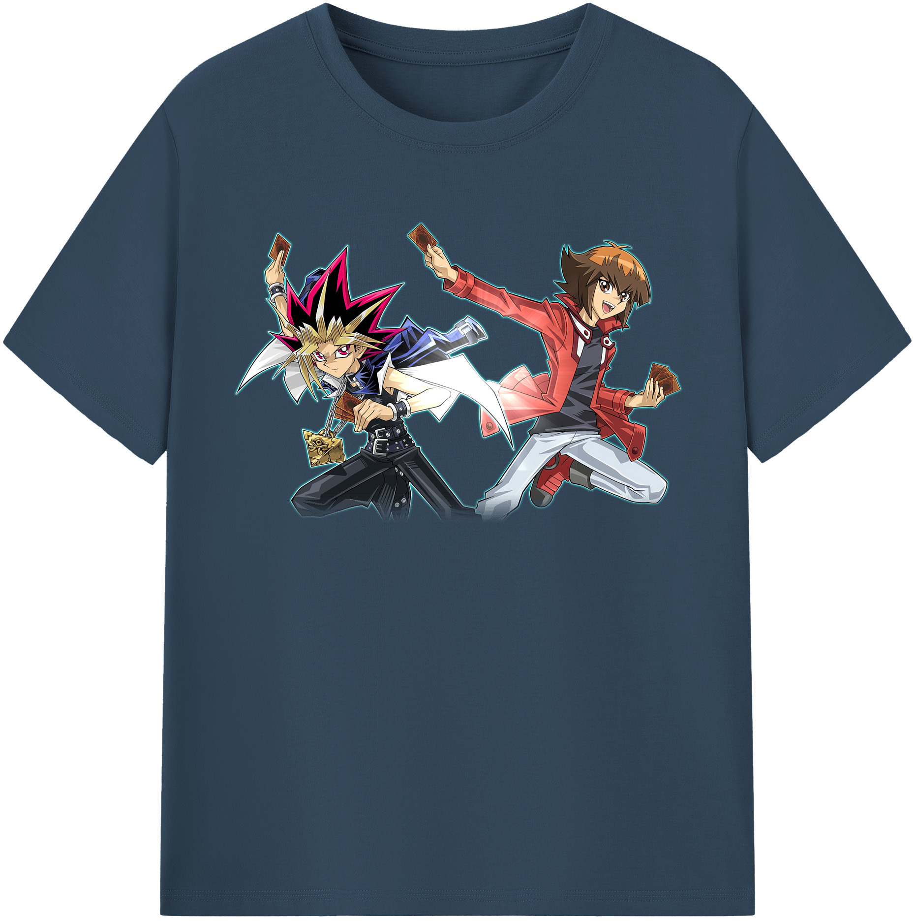 （画像用） 遊☆戯☆王 Yu-Gi-Oh! レディースカジュアルプリントTシャツ（綿100％）
