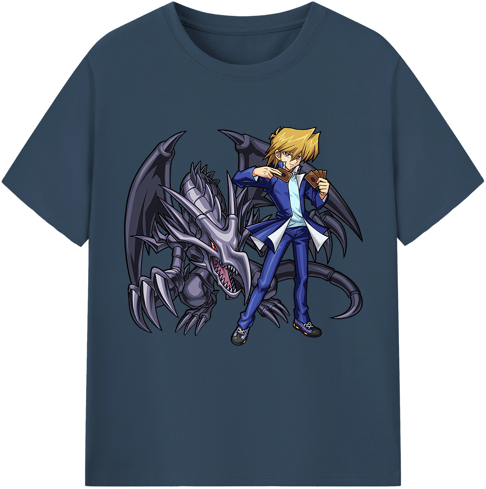 （画像用） 遊☆戯☆王 Yu-Gi-Oh! レディースカジュアルプリントTシャツ（綿100％）