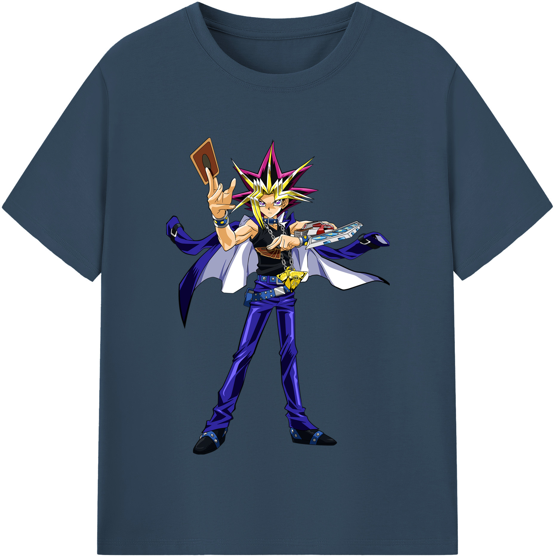 （画像用） 遊☆戯☆王 Yu-Gi-Oh! レディースカジュアルプリントTシャツ（綿100％）
