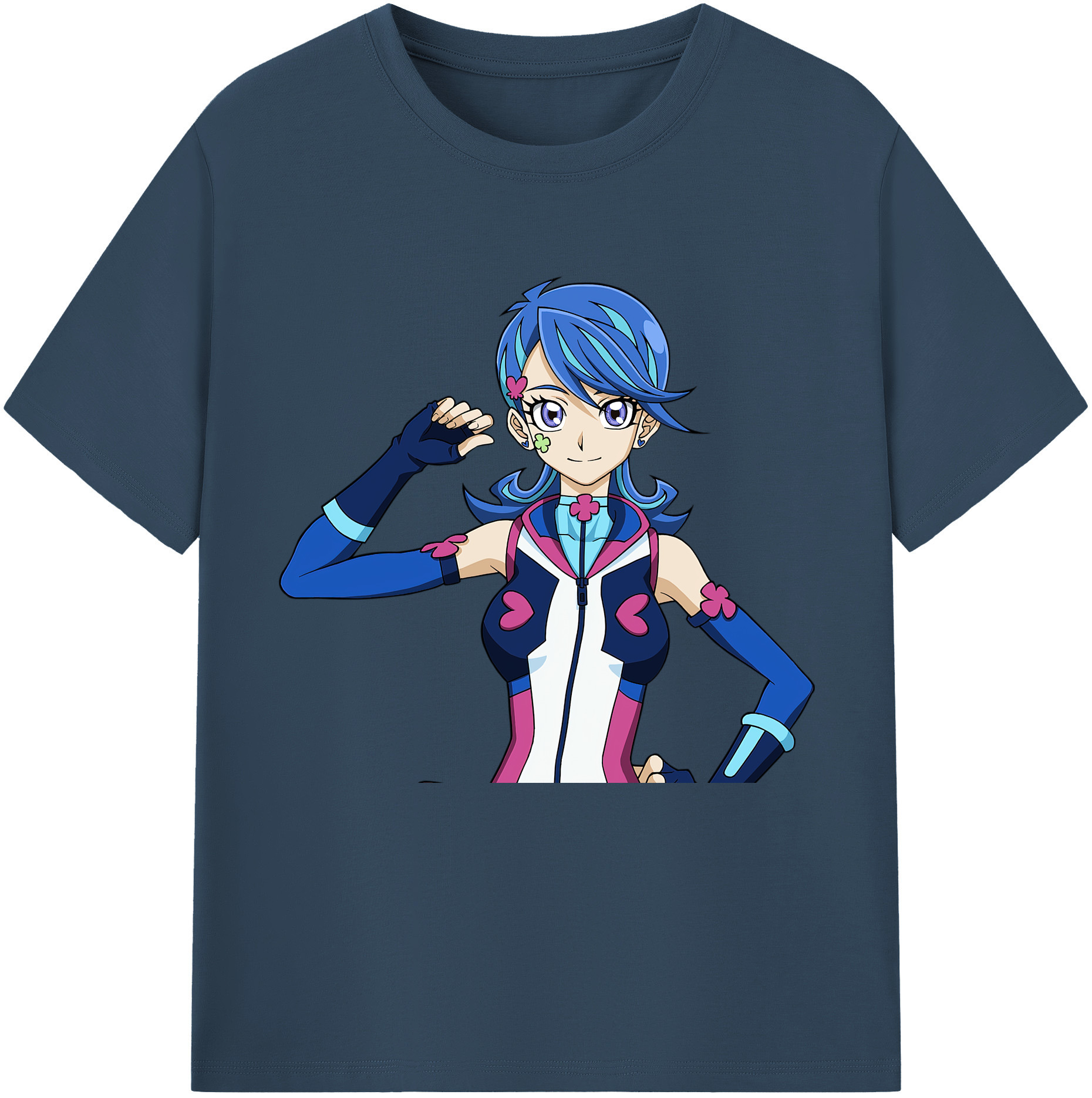 （画像用） 遊☆戯☆王 Yu-Gi-Oh! レディースカジュアルプリントTシャツ（綿100％）