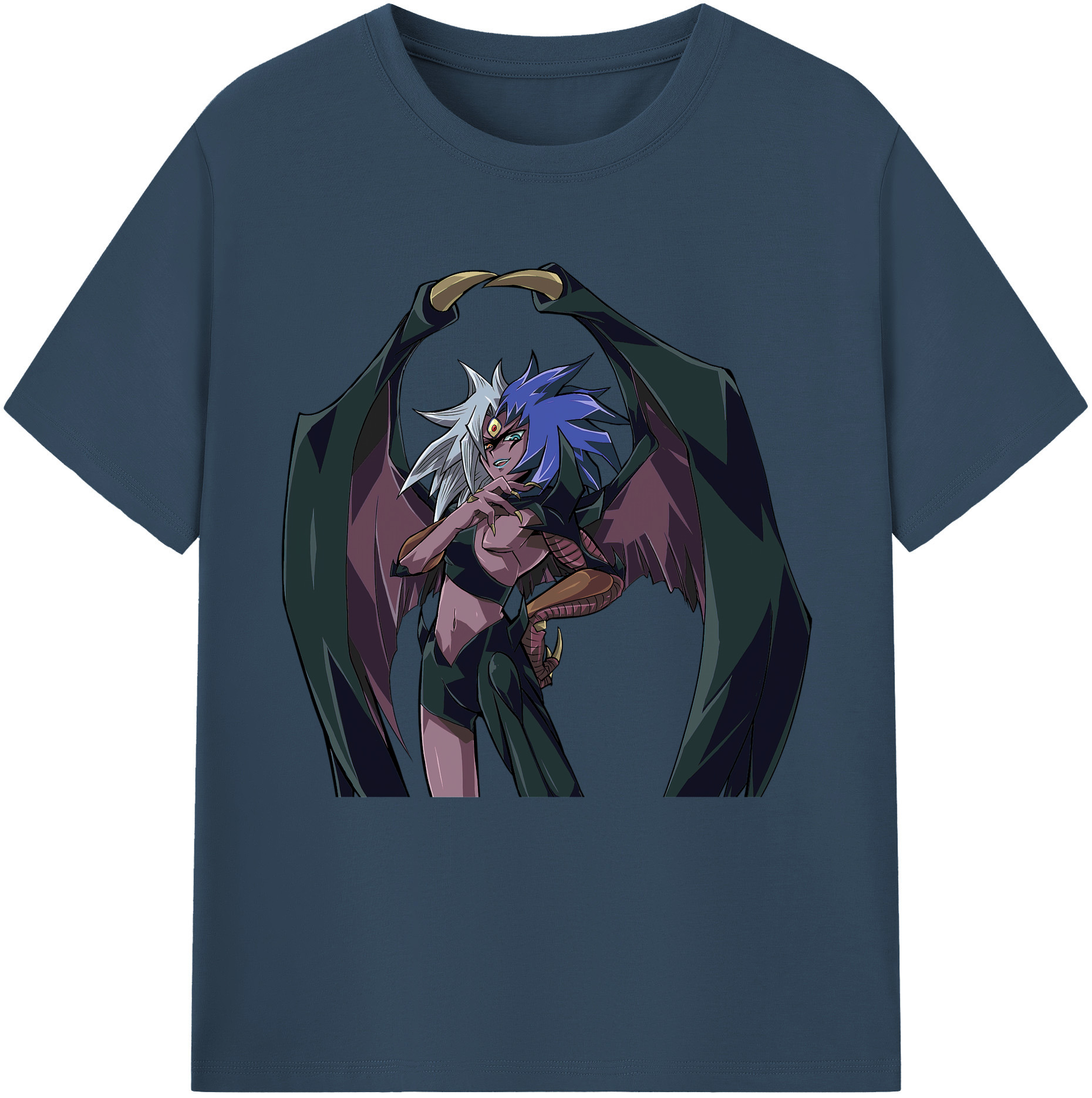 （画像用） 遊☆戯☆王 Yu-Gi-Oh! レディースカジュアルプリントTシャツ（綿100％）