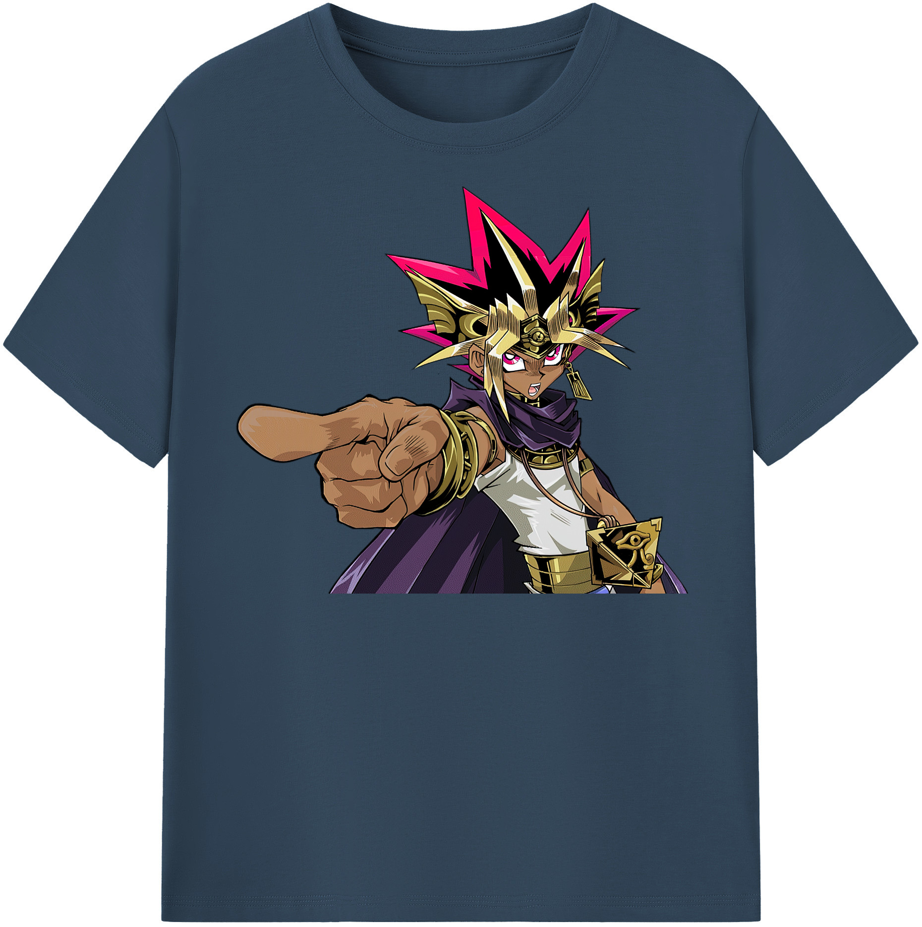 （画像用） 遊☆戯☆王 Yu-Gi-Oh! レディースカジュアルプリントTシャツ（綿100％）