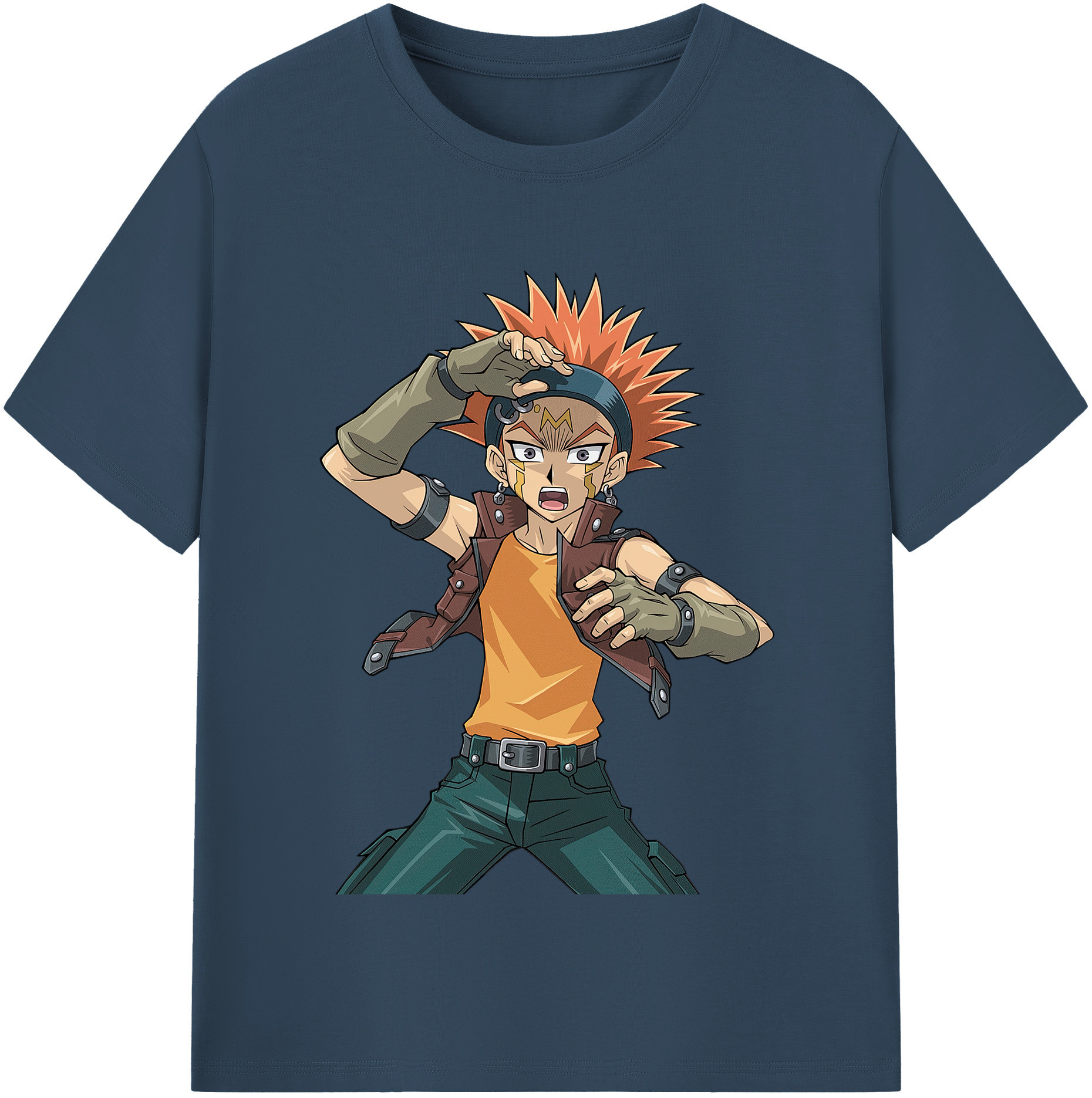 （画像用） 遊☆戯☆王 Yu-Gi-Oh! レディースカジュアルプリントTシャツ（綿100％）