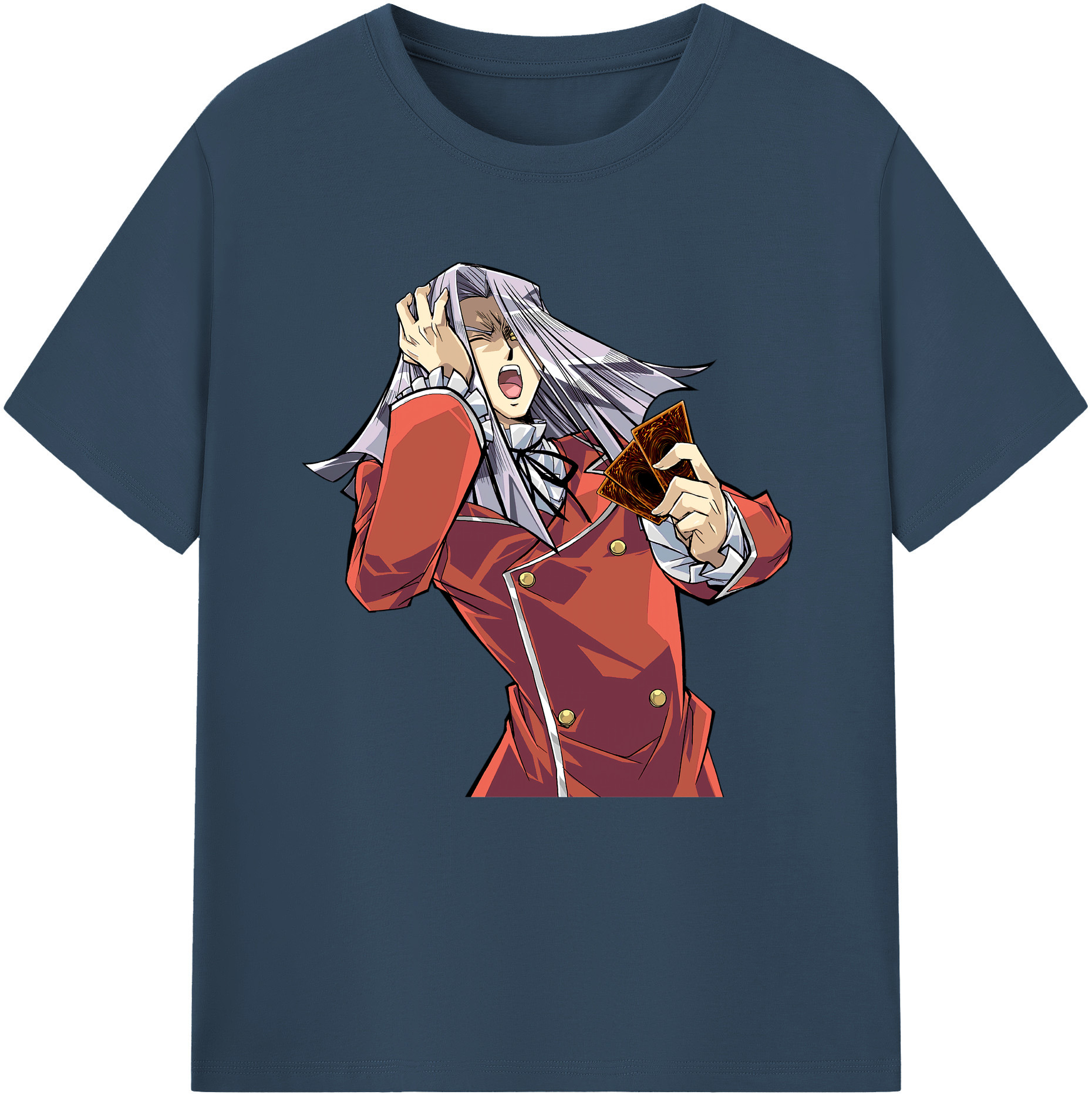 （画像用） 遊☆戯☆王 Yu-Gi-Oh! レディースカジュアルプリントTシャツ（綿100％）