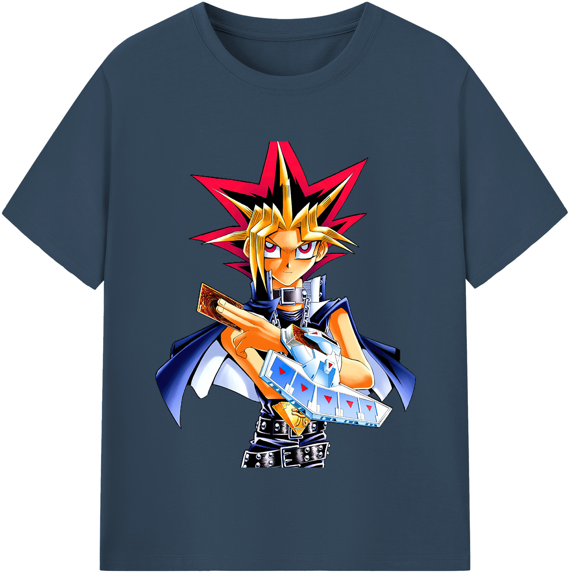 （画像用） 遊☆戯☆王 Yu-Gi-Oh! レディースカジュアルプリントTシャツ（綿100％）