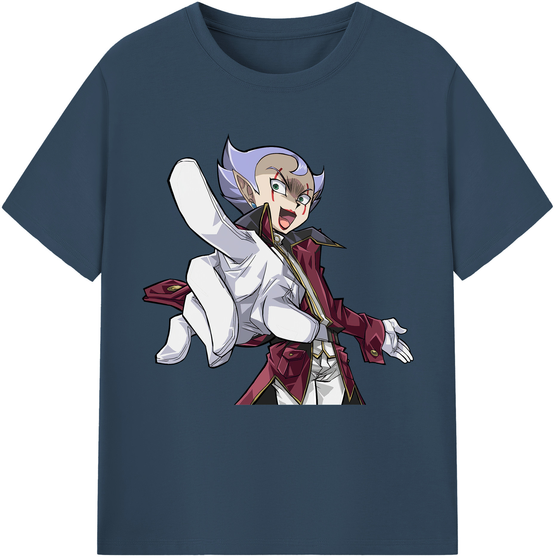 （画像用） 遊☆戯☆王 Yu-Gi-Oh! レディースカジュアルプリントTシャツ（綿100％）