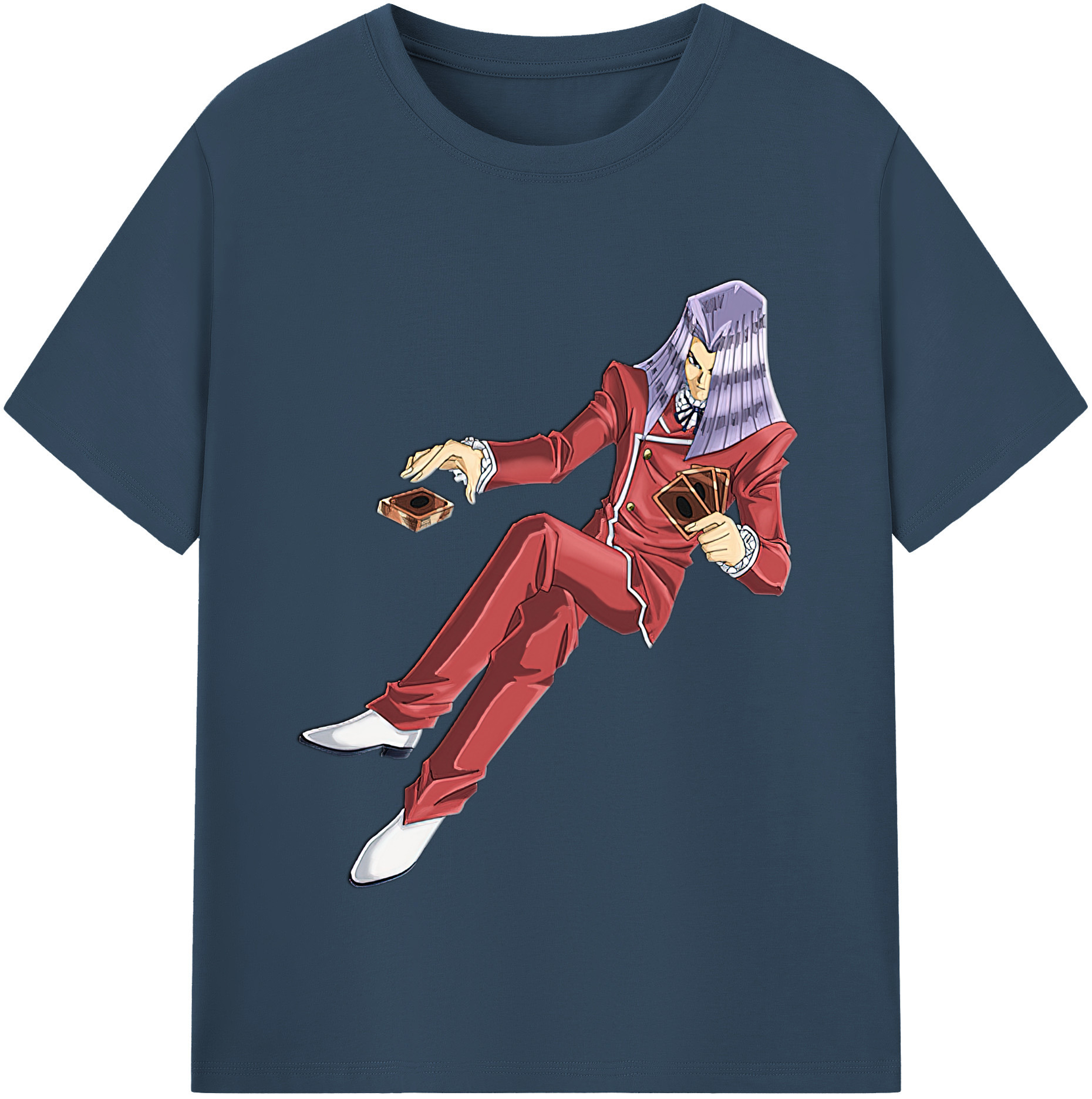 （画像用） 遊☆戯☆王 Yu-Gi-Oh! レディースカジュアルプリントTシャツ（綿100％）