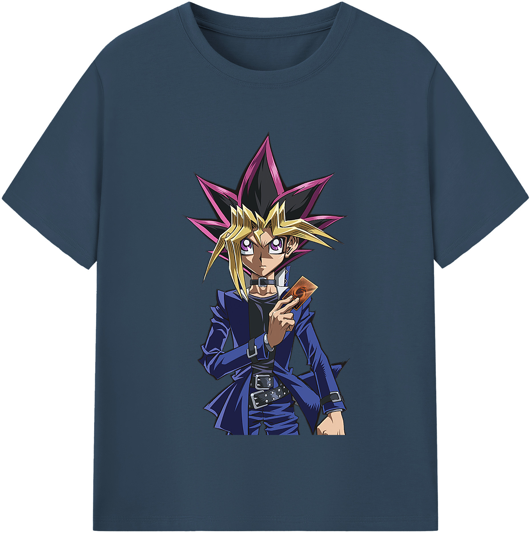 （画像用） 遊☆戯☆王 Yu-Gi-Oh! レディースカジュアルプリントTシャツ（綿100％）