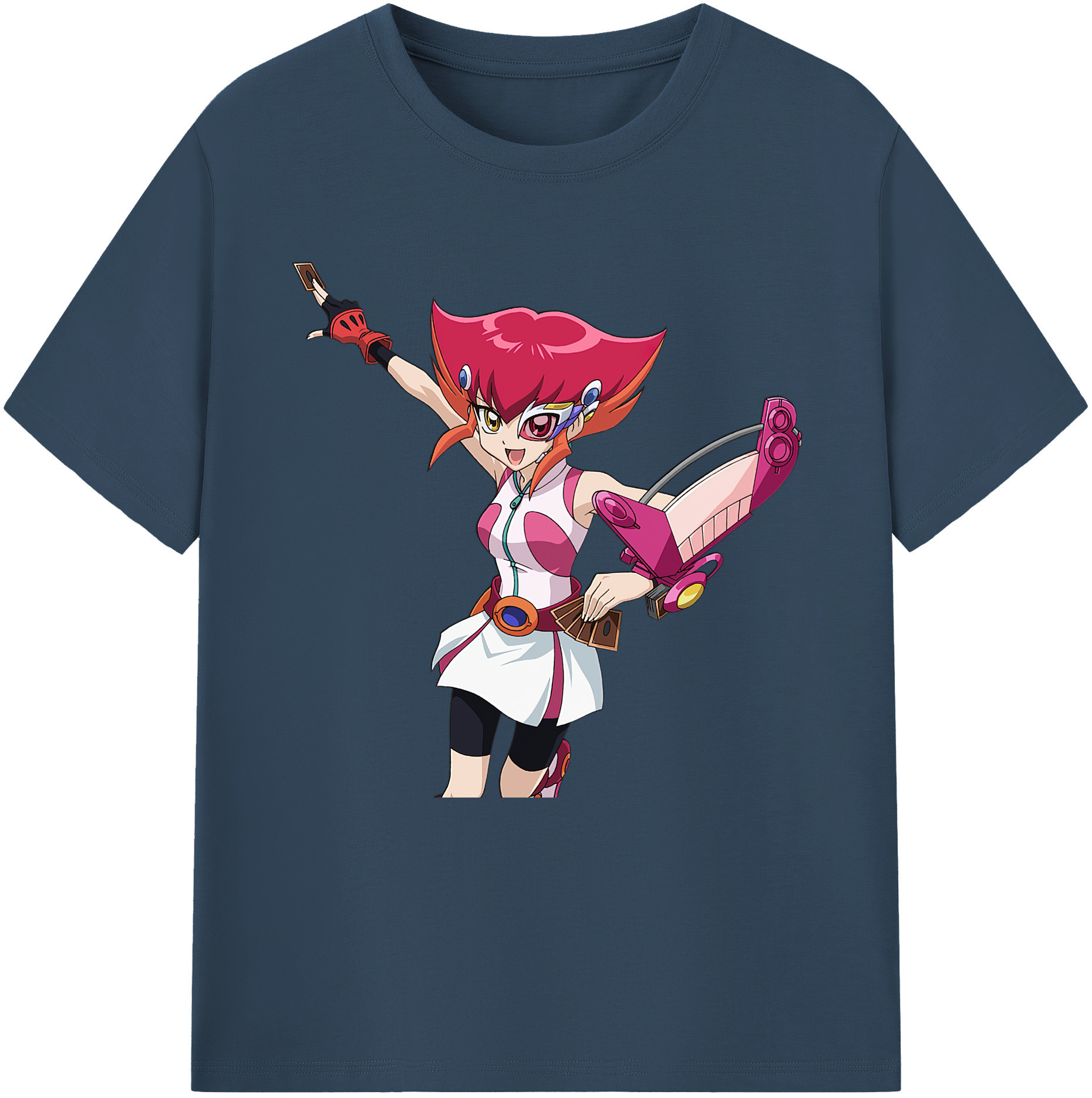 （画像用） 遊☆戯☆王 Yu-Gi-Oh! レディースカジュアルプリントTシャツ（綿100％）