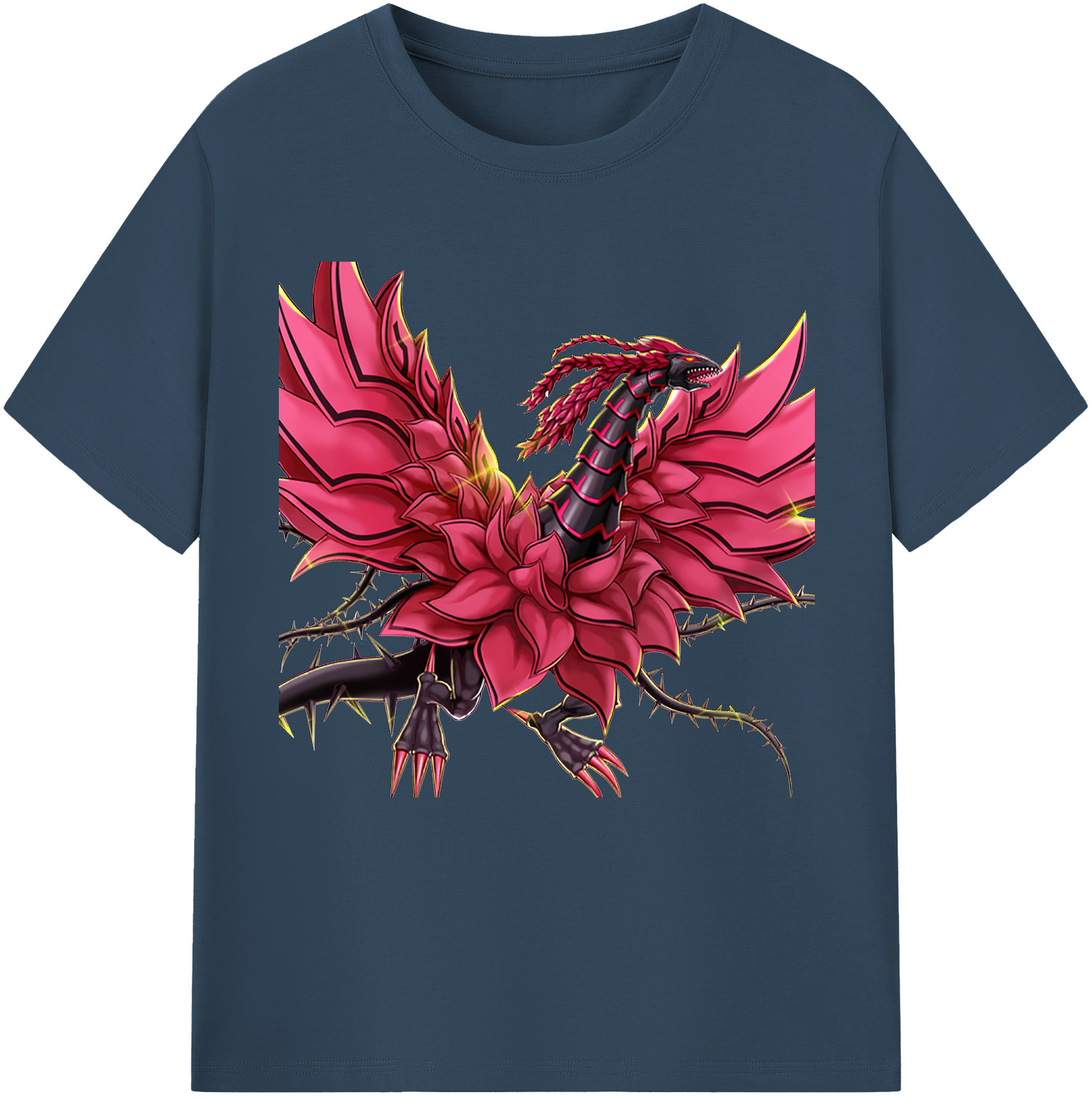 （画像用） 遊☆戯☆王 Yu-Gi-Oh! レディースカジュアルプリントTシャツ（綿100％）