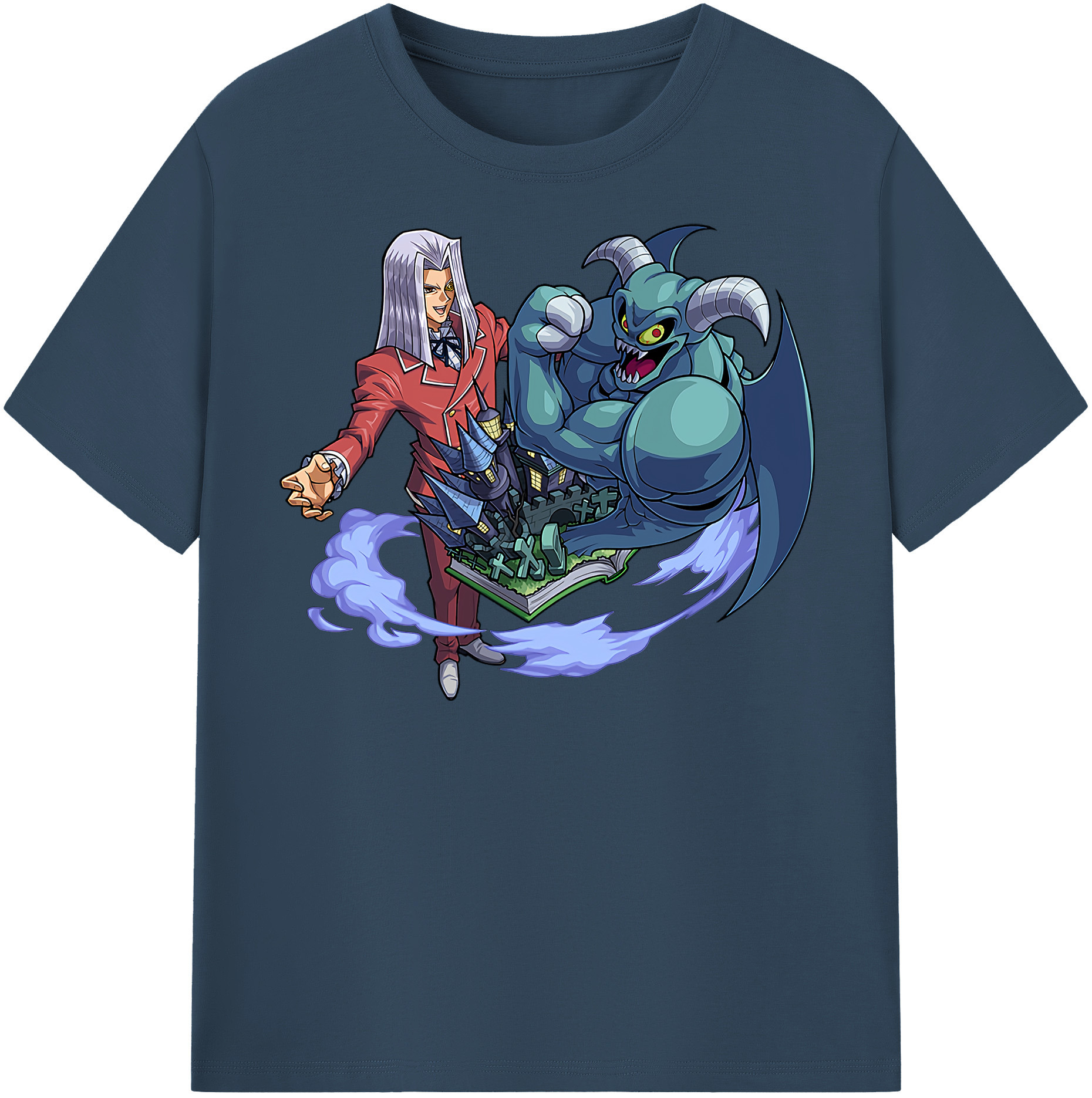 （画像用） 遊☆戯☆王 Yu-Gi-Oh! レディースカジュアルプリントTシャツ（綿100％）