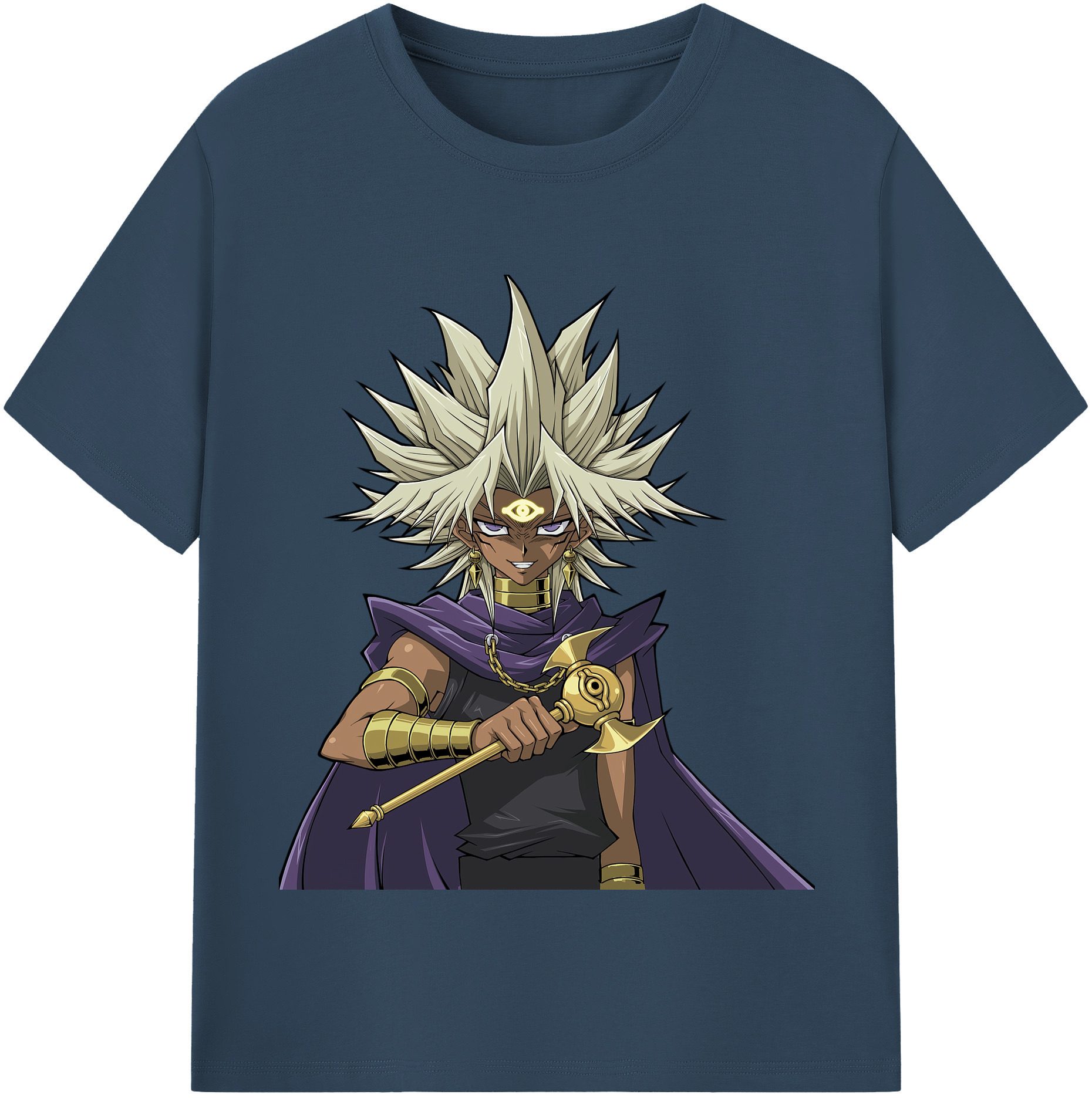 （画像用） 遊☆戯☆王 Yu-Gi-Oh! レディースカジュアルプリントTシャツ（綿100％）