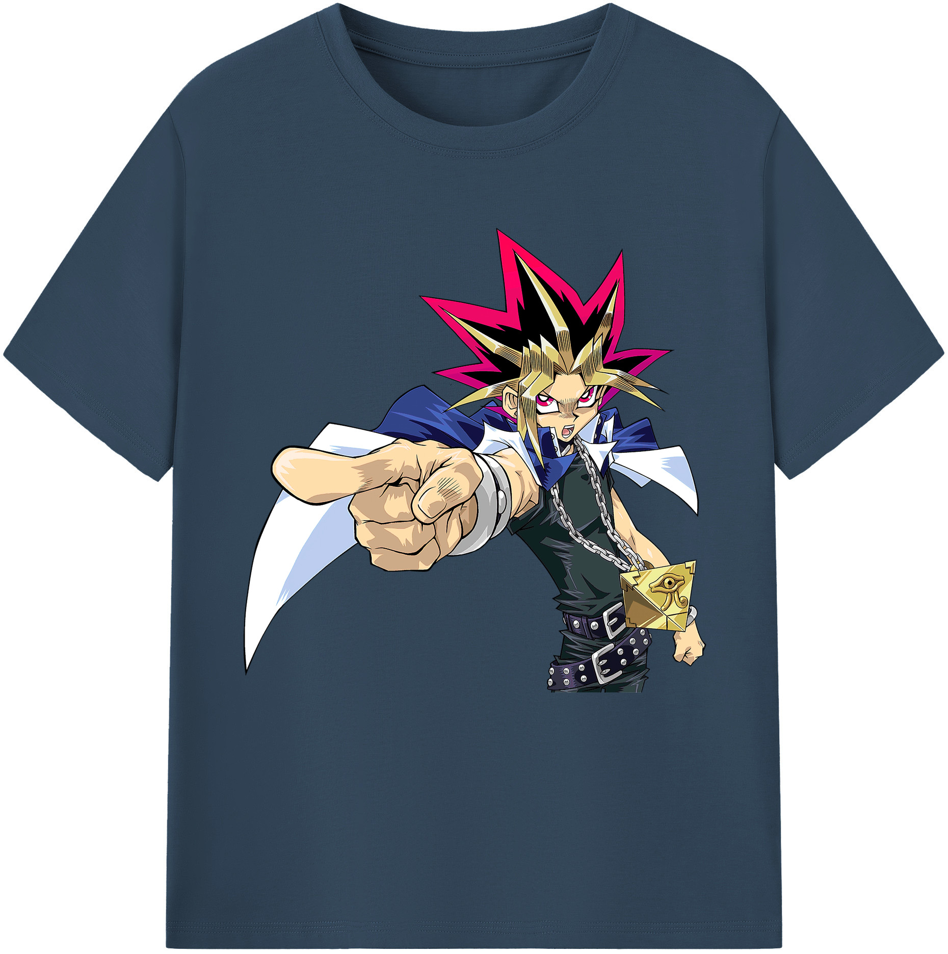 （画像用） 遊☆戯☆王 Yu-Gi-Oh! レディースカジュアルプリントTシャツ（綿100％）