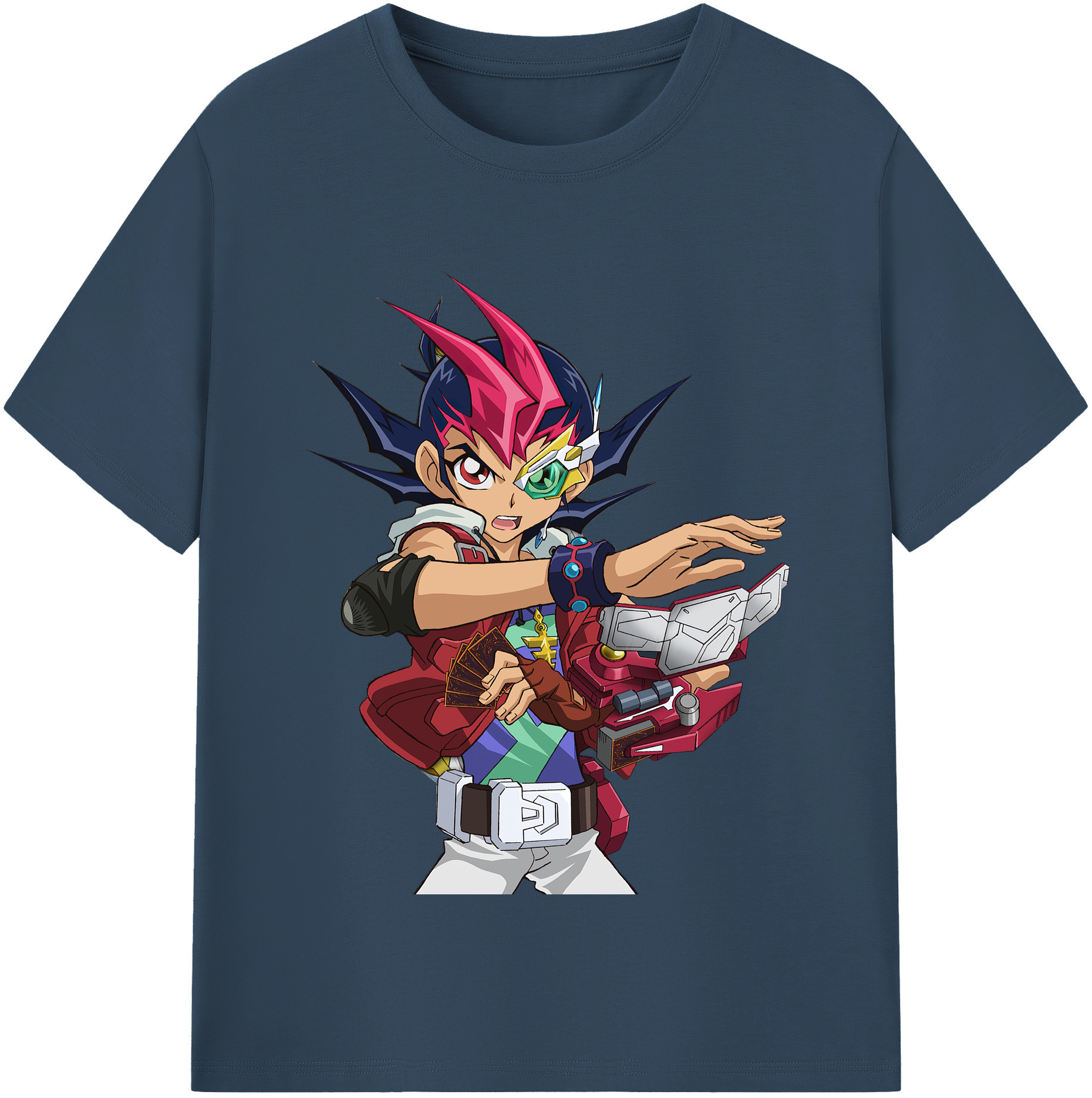 （画像用） 遊☆戯☆王 Yu-Gi-Oh! レディースカジュアルプリントTシャツ（綿100％）