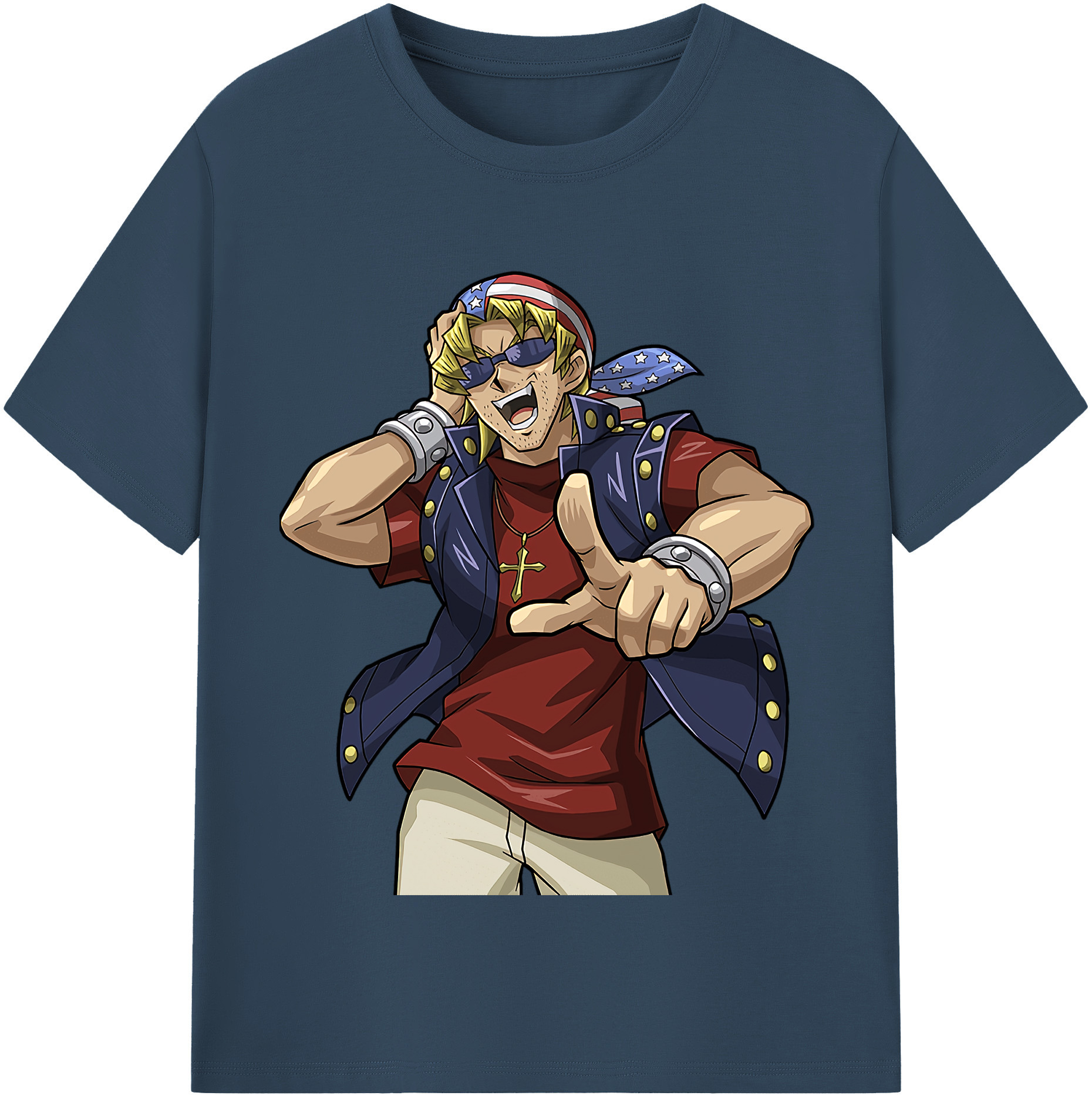 （画像用） 遊☆戯☆王 Yu-Gi-Oh! レディースカジュアルプリントTシャツ（綿100％）