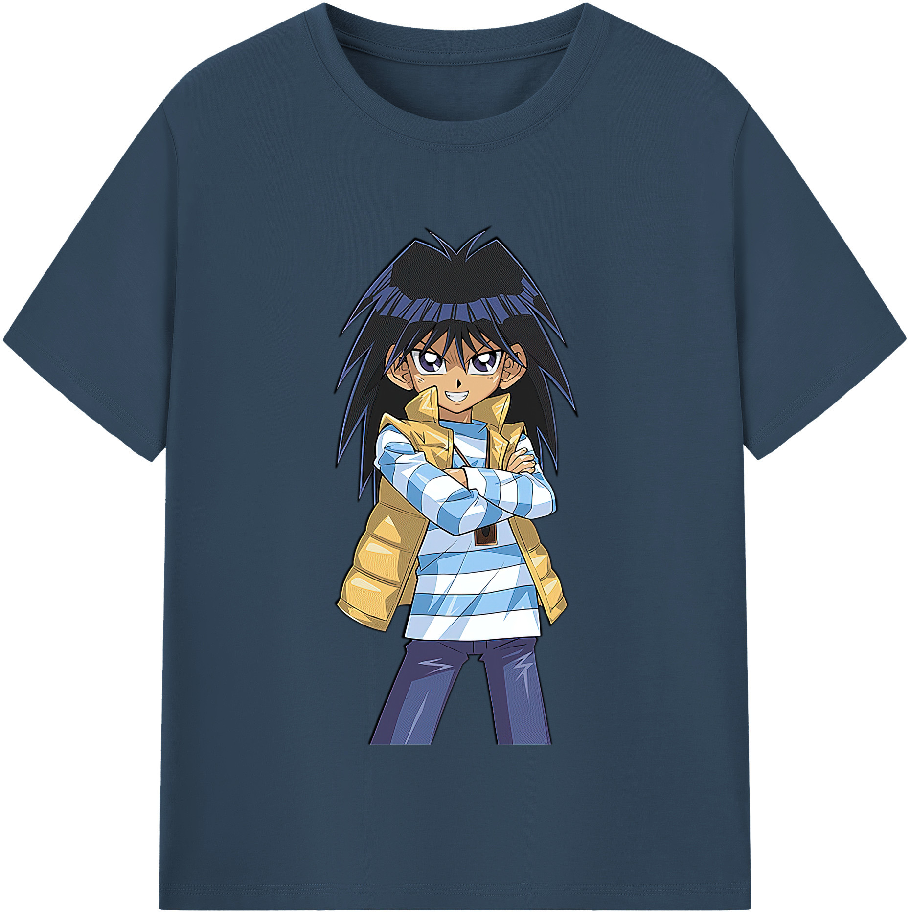 （画像用） 遊☆戯☆王 Yu-Gi-Oh! レディースカジュアルプリントTシャツ（綿100％）