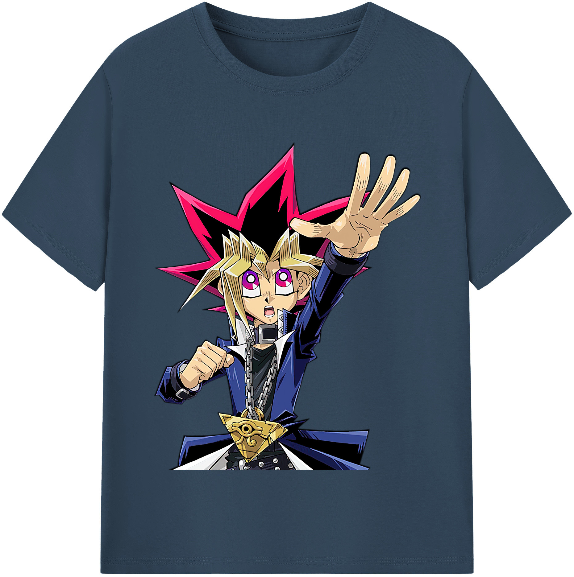 （画像用） 遊☆戯☆王 Yu-Gi-Oh! レディースカジュアルプリントTシャツ（綿100％）