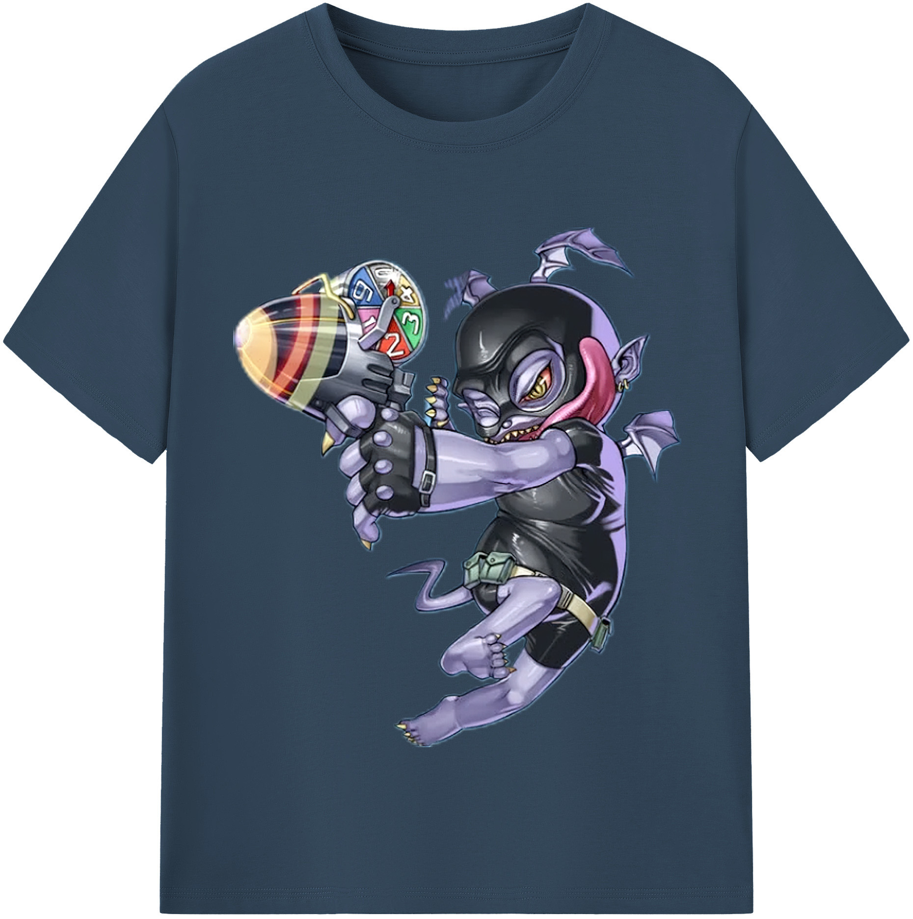 （画像用） 遊☆戯☆王 Yu-Gi-Oh! レディースカジュアルプリントTシャツ（綿100％）