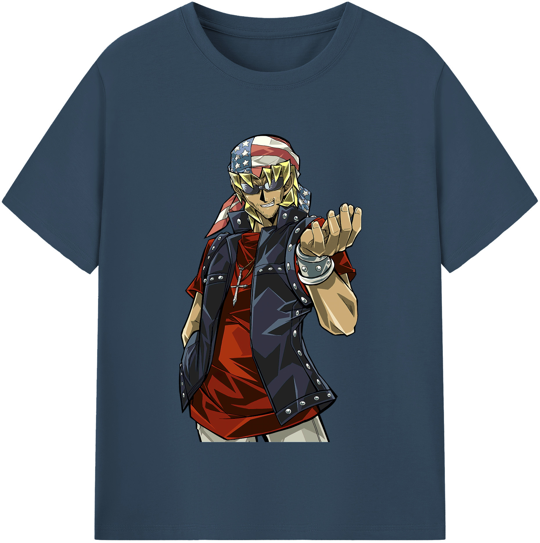 （画像用） 遊☆戯☆王 Yu-Gi-Oh! レディースカジュアルプリントTシャツ（綿100％）