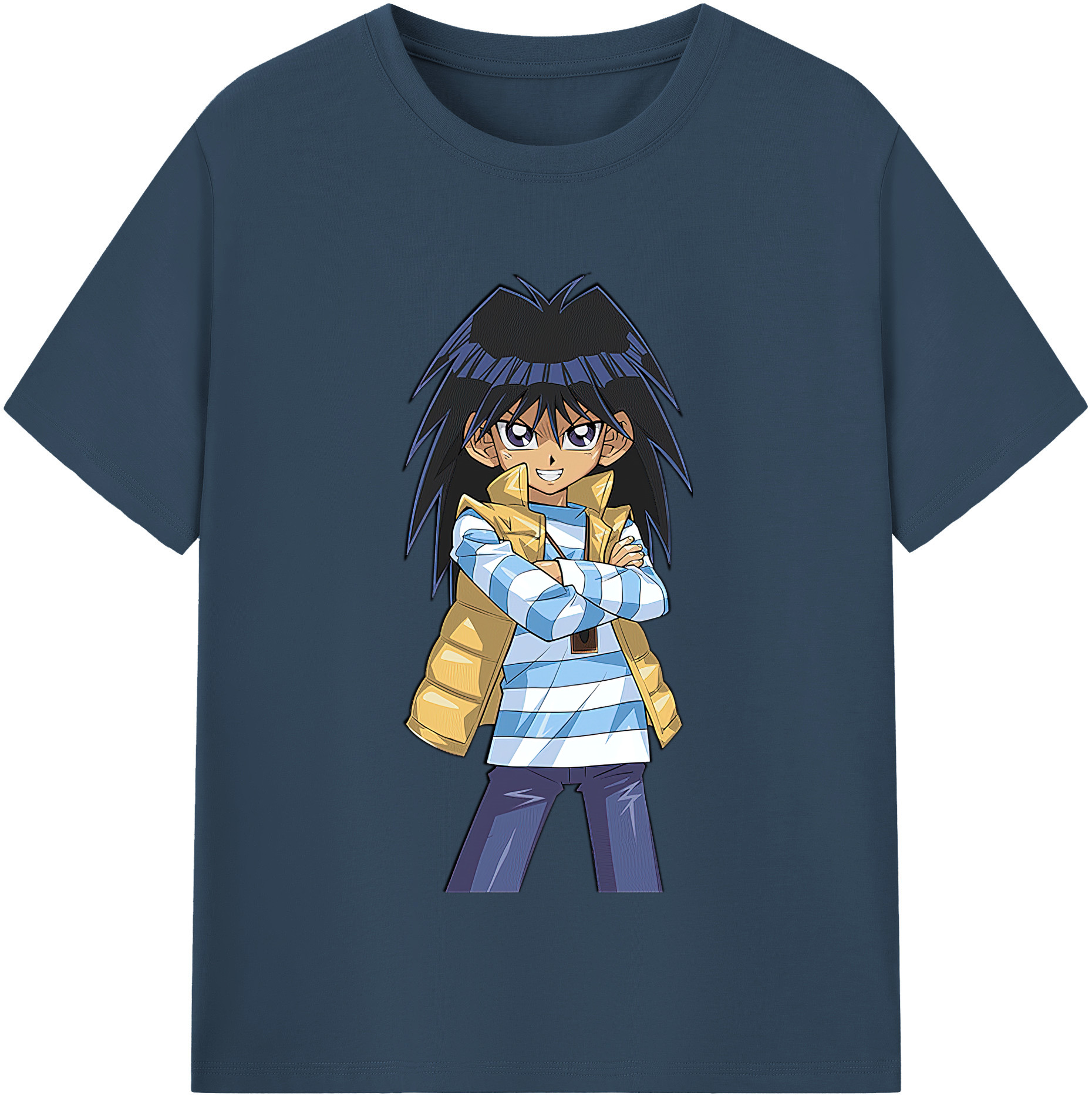 （画像用） 遊☆戯☆王 Yu-Gi-Oh! レディースカジュアルプリントTシャツ（綿100％）
