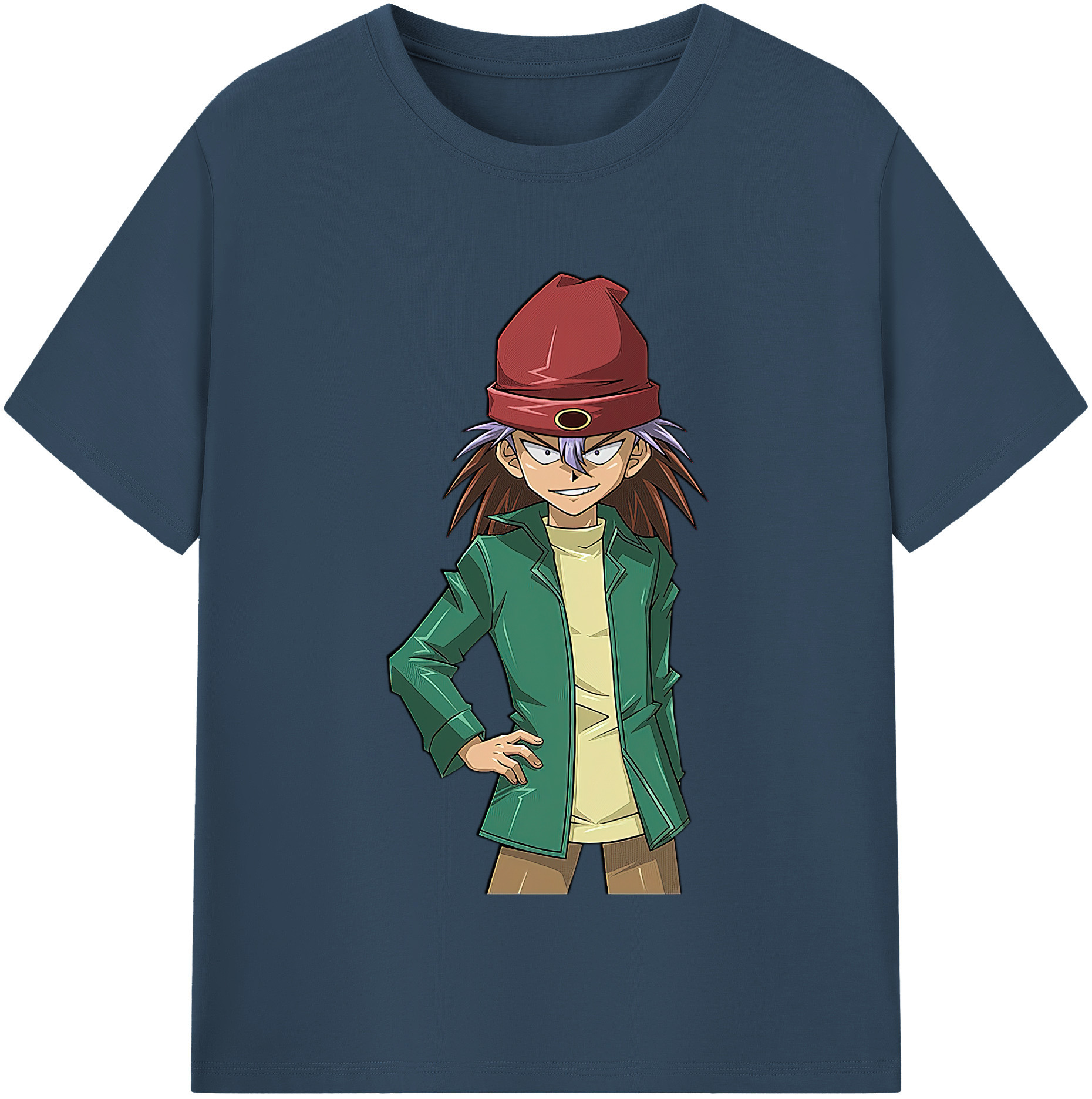 （画像用） 遊☆戯☆王 Yu-Gi-Oh! レディースカジュアルプリントTシャツ（綿100％）