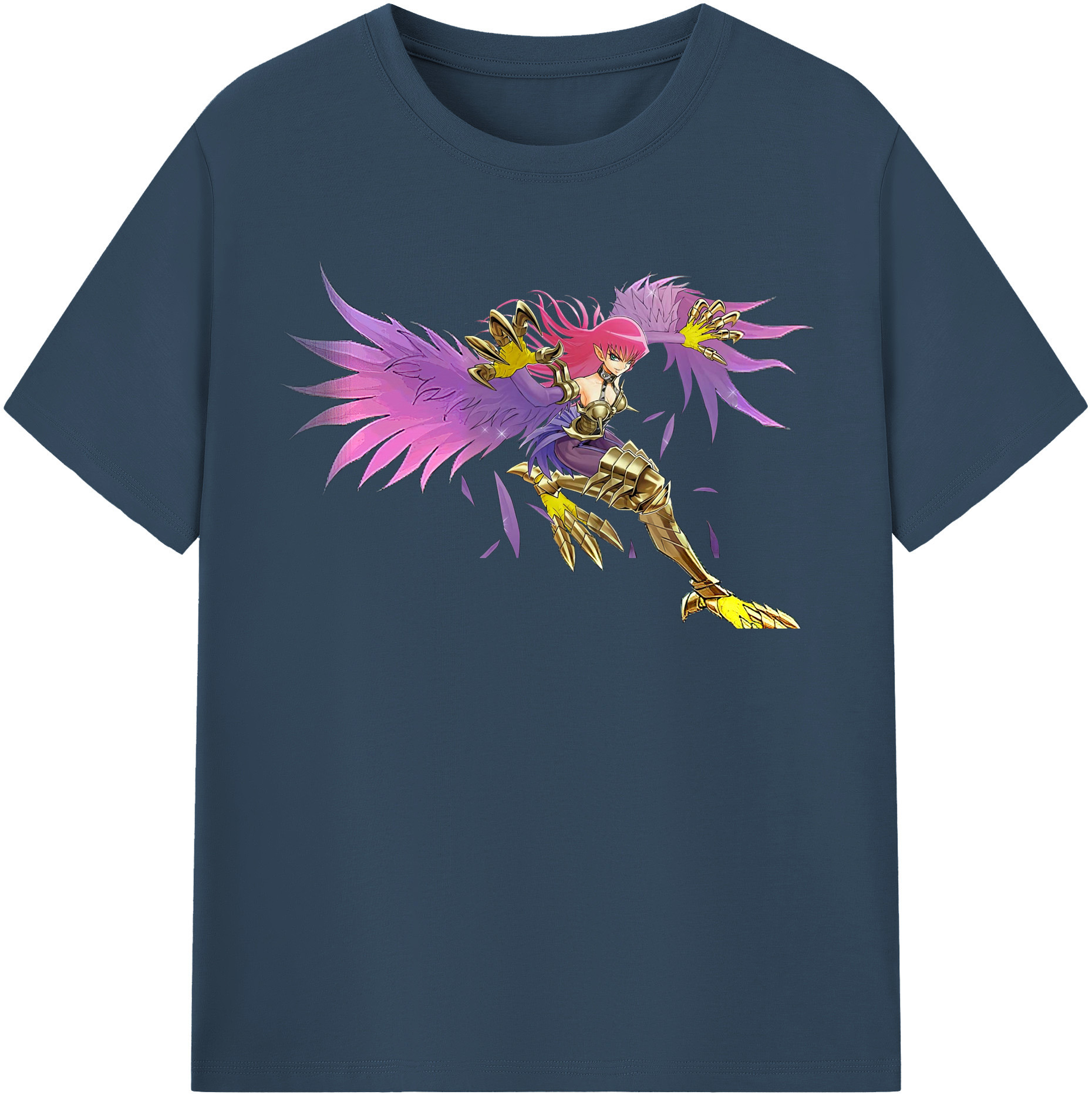 （画像用） 遊☆戯☆王 Yu-Gi-Oh! レディースカジュアルプリントTシャツ（綿100％）