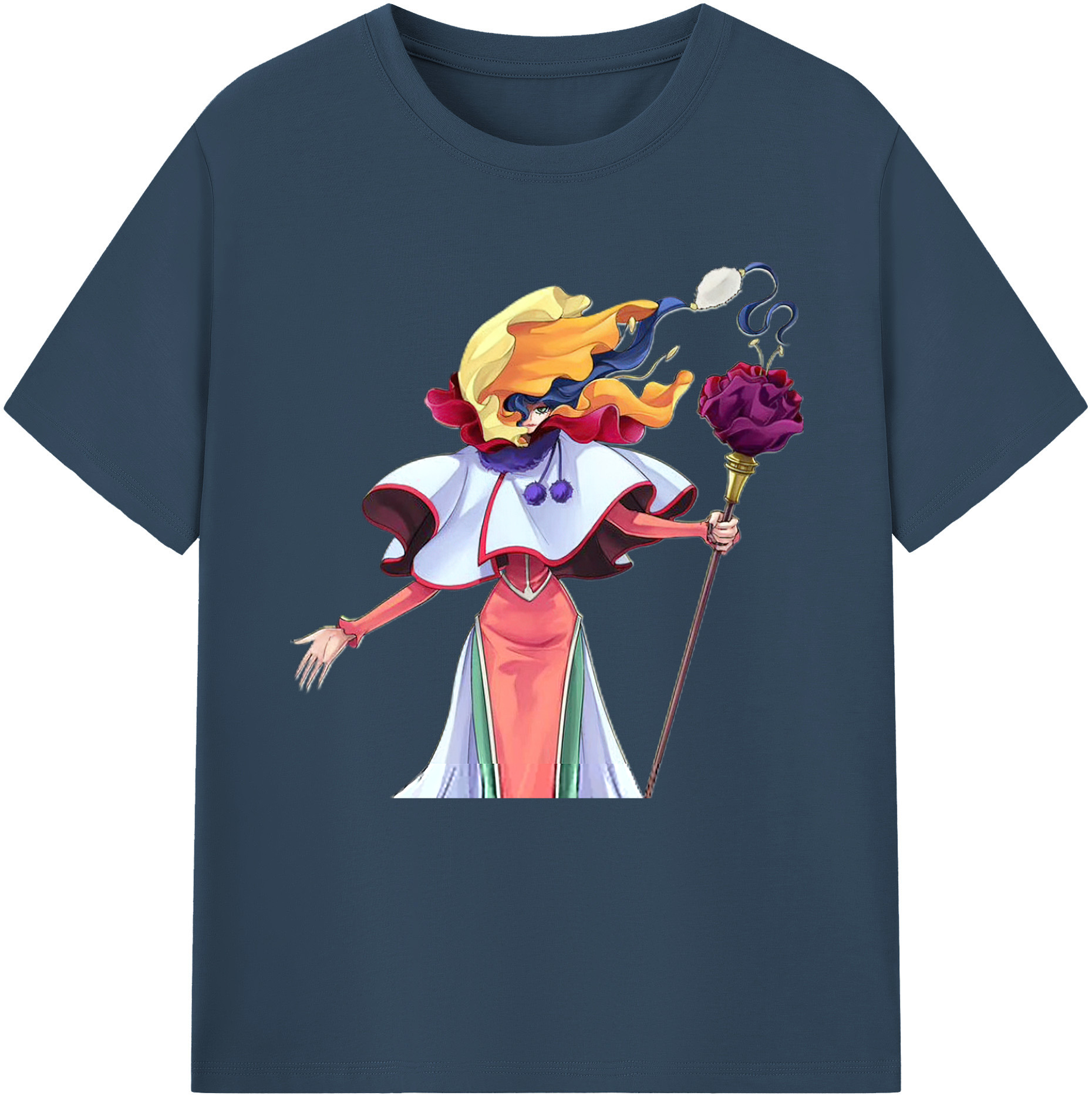 （画像用） 遊☆戯☆王 Yu-Gi-Oh! レディースカジュアルプリントTシャツ（綿100％）