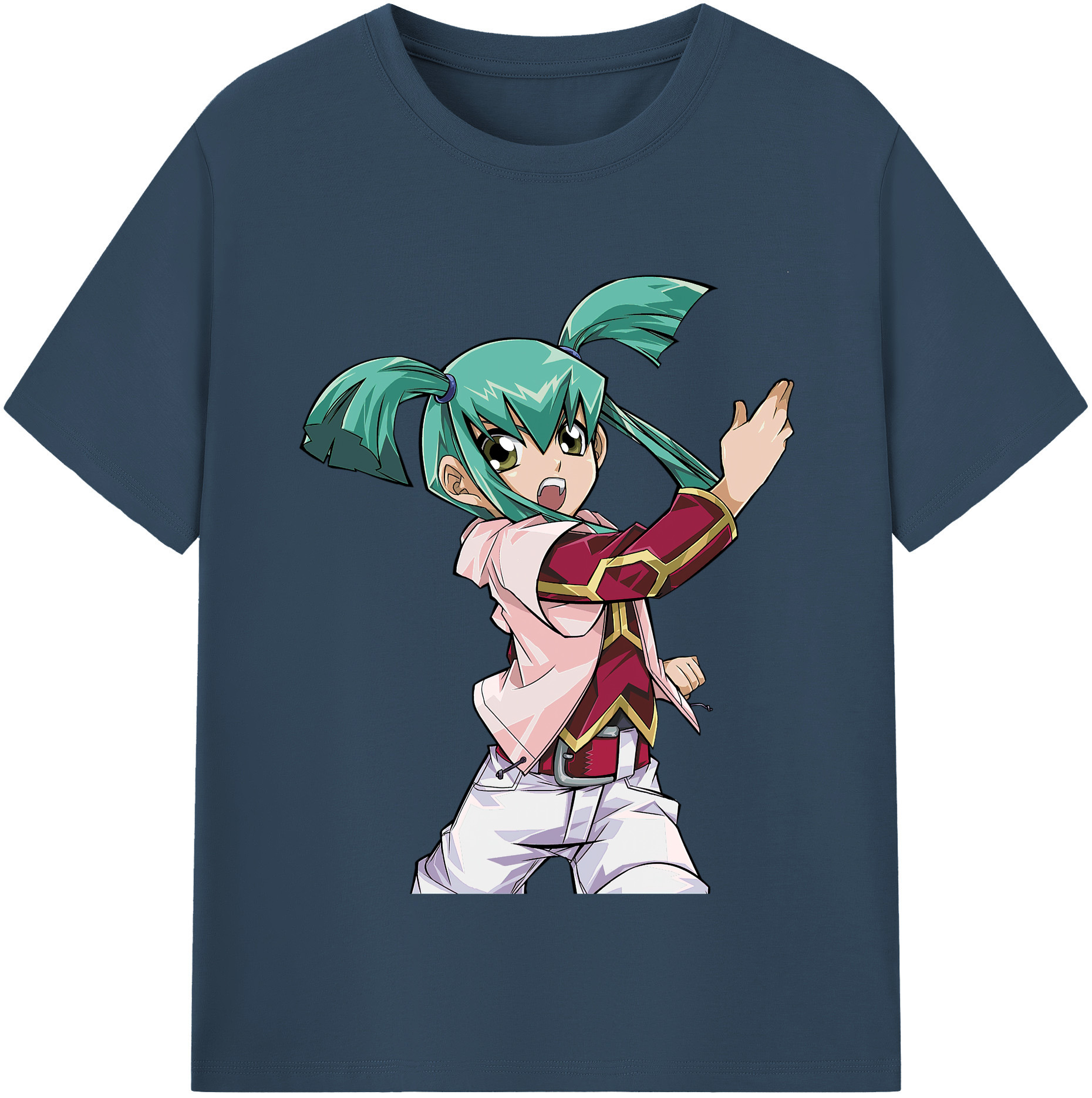 （画像用） 遊☆戯☆王 Yu-Gi-Oh! レディースカジュアルプリントTシャツ（綿100％）