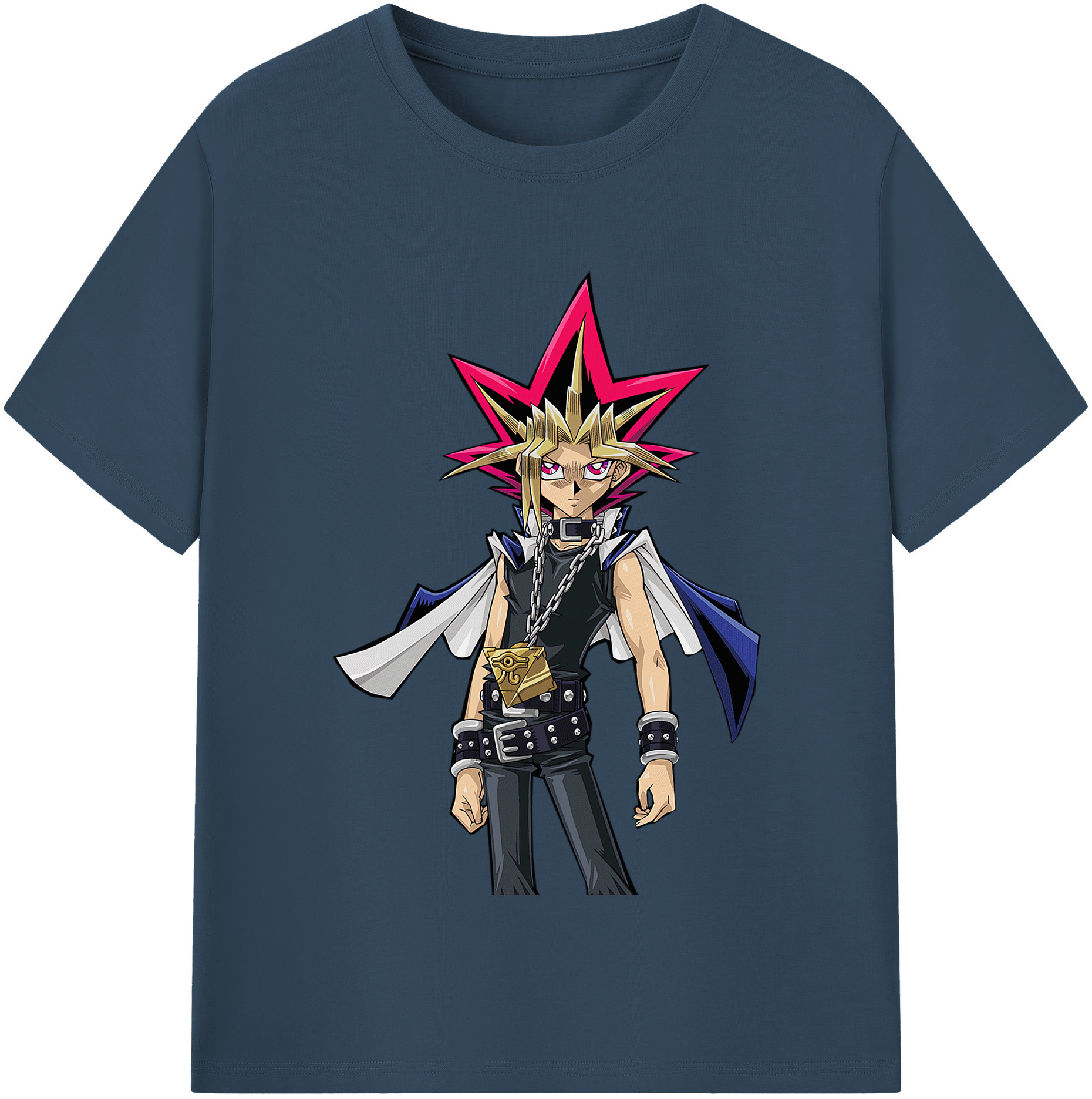 （画像用） 遊☆戯☆王 Yu-Gi-Oh! レディースカジュアルプリントTシャツ（綿100％）