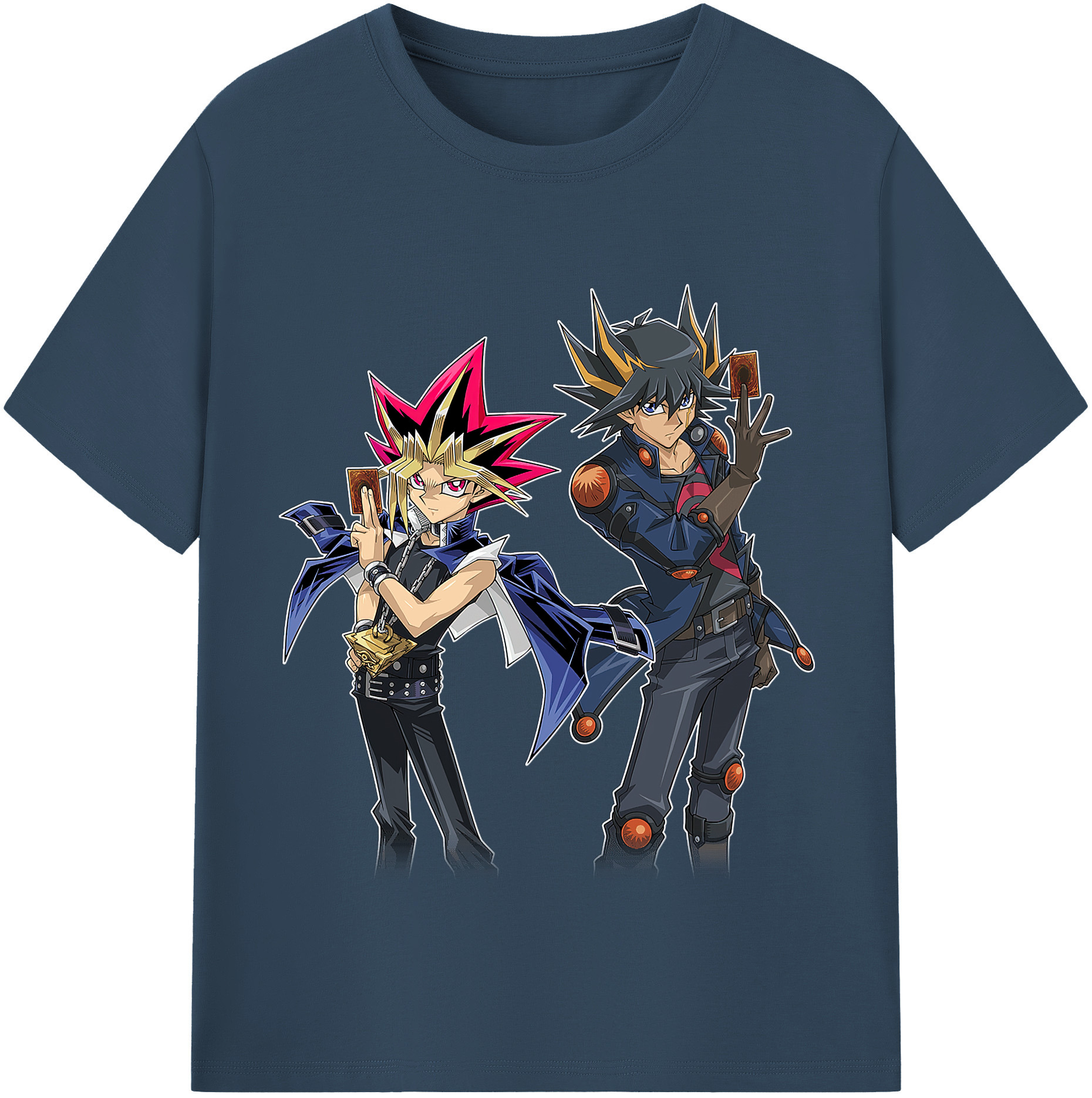 （画像用） 遊☆戯☆王 Yu-Gi-Oh! レディースカジュアルプリントTシャツ（綿100％）