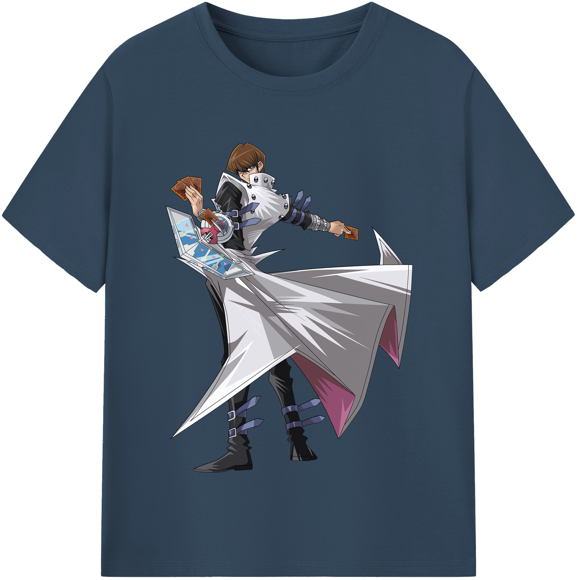（画像用） 遊☆戯☆王 Yu-Gi-Oh! レディースカジュアルプリントTシャツ（綿100％）