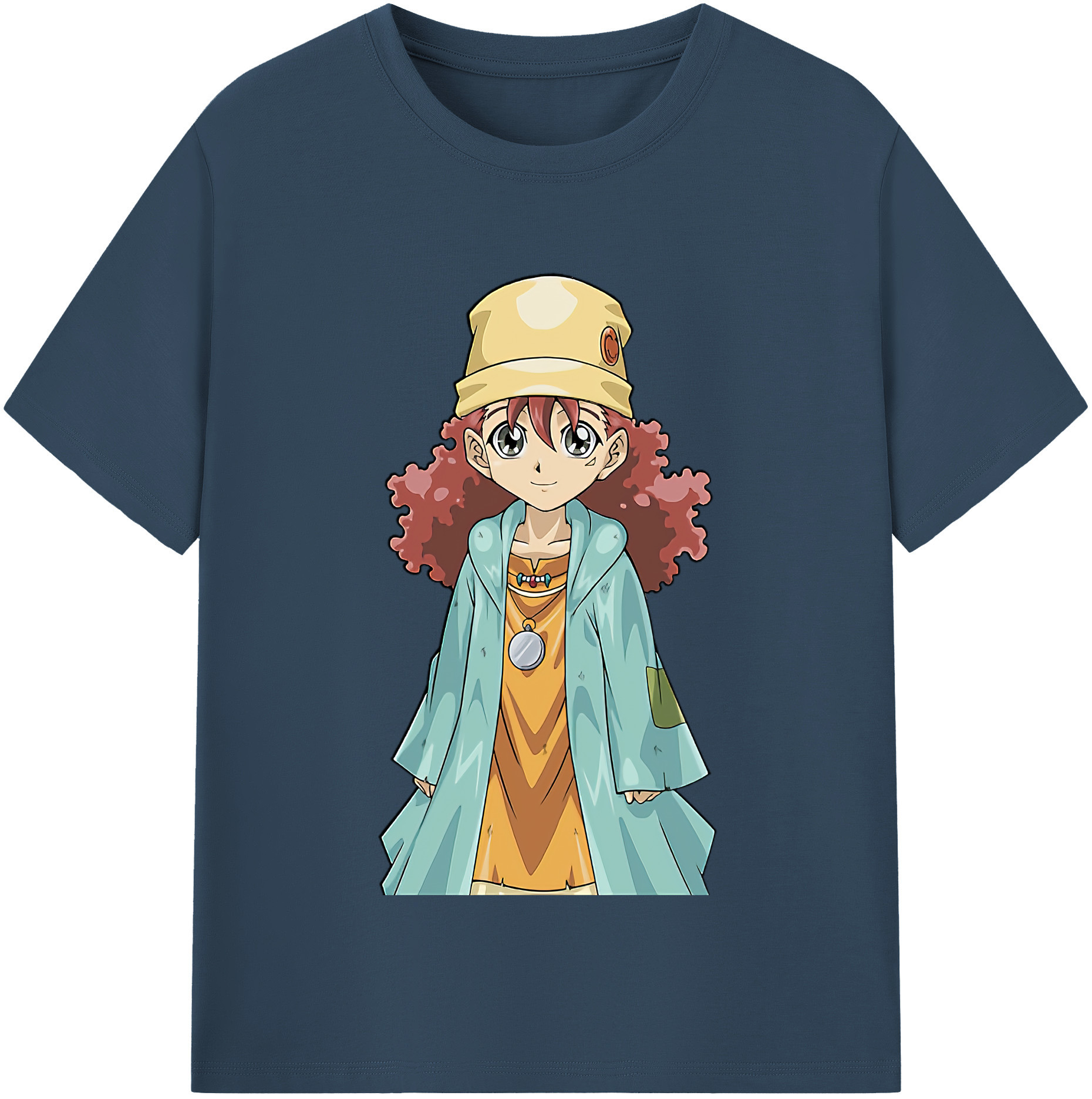 （画像用） 遊☆戯☆王 Yu-Gi-Oh! レディースカジュアルプリントTシャツ（綿100％）
