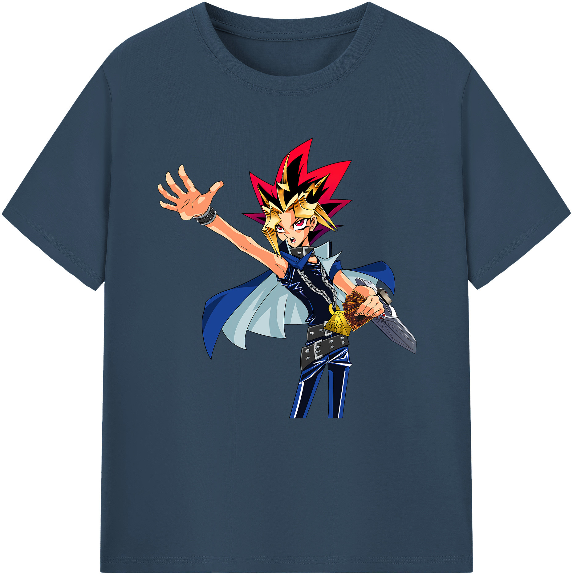 （画像用） 遊☆戯☆王 Yu-Gi-Oh! レディースカジュアルプリントTシャツ（綿100％）