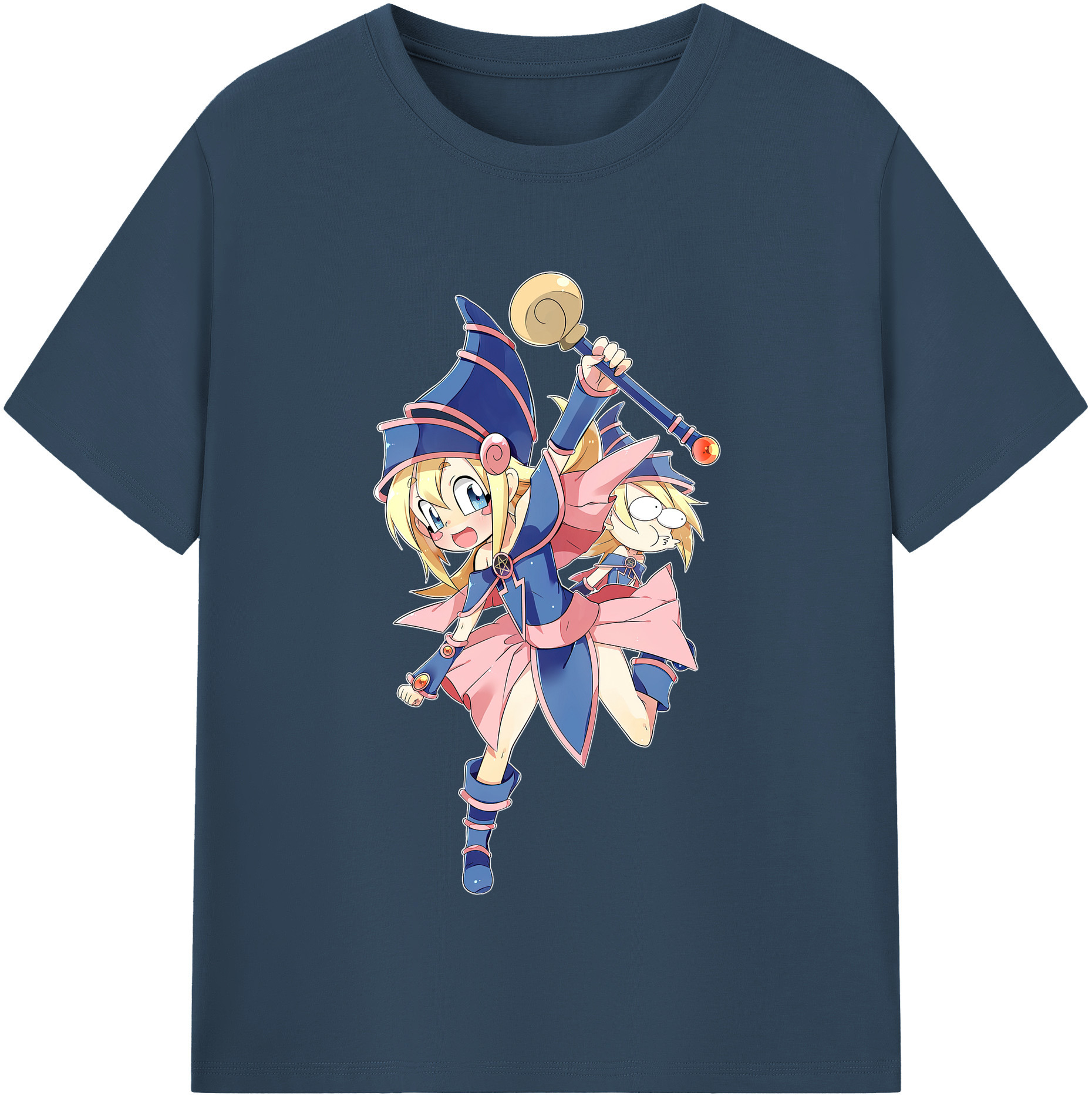（画像用） 遊☆戯☆王 Yu-Gi-Oh! レディースカジュアルプリントTシャツ（綿100％）