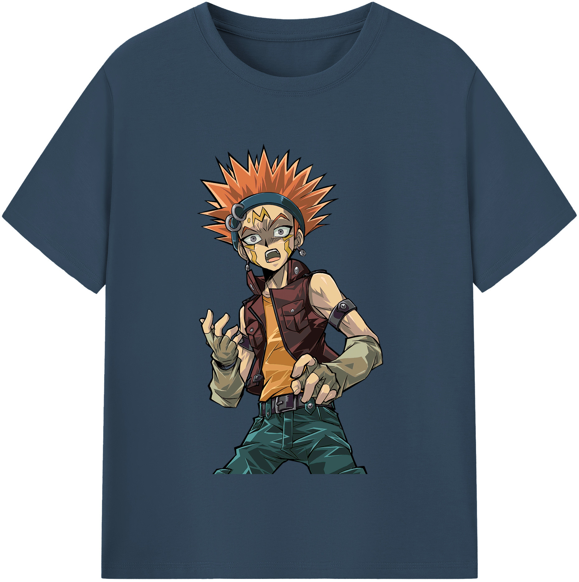 （画像用） 遊☆戯☆王 Yu-Gi-Oh! レディースカジュアルプリントTシャツ（綿100％）