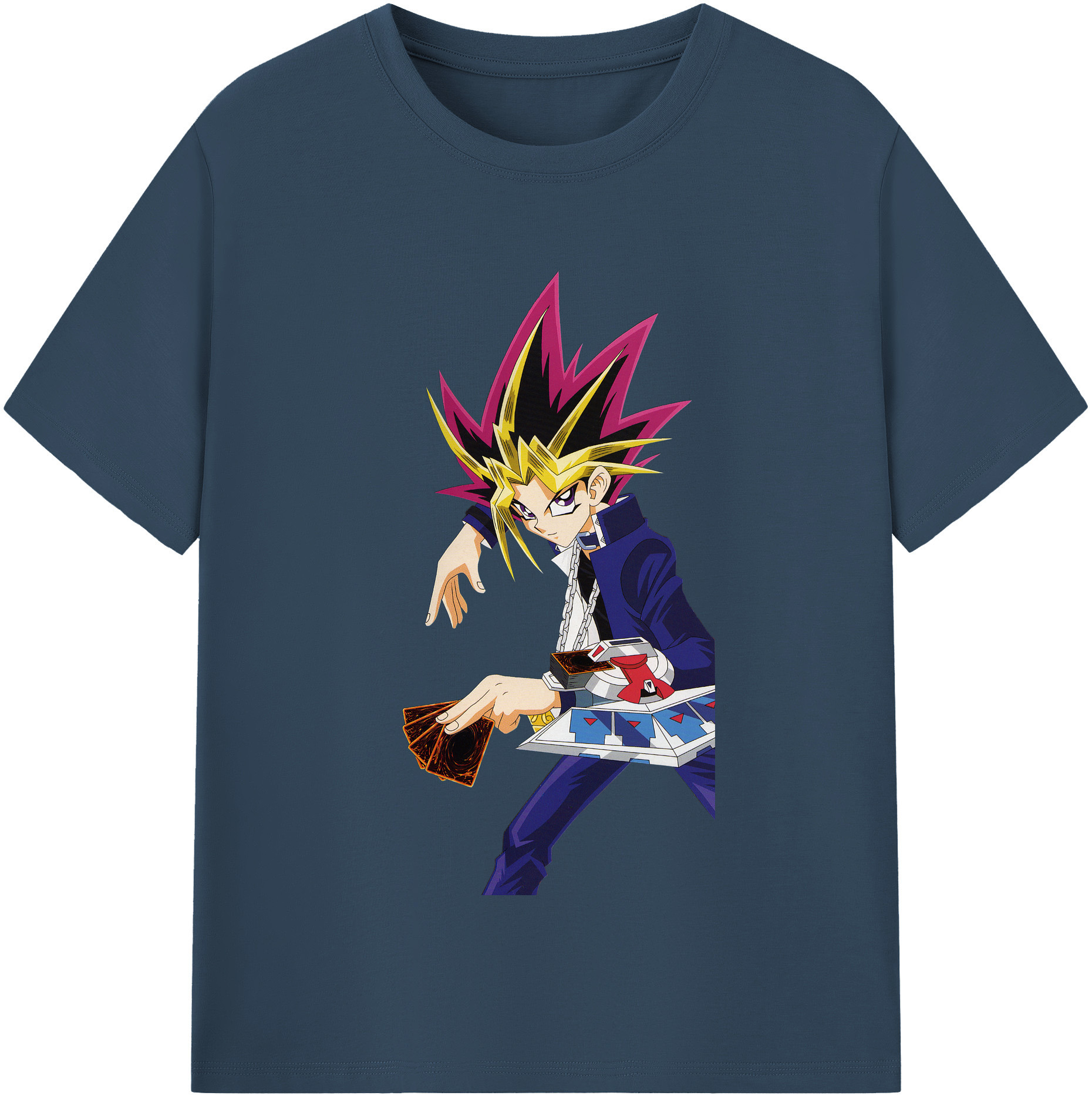 （画像用） 遊☆戯☆王 Yu-Gi-Oh! レディースカジュアルプリントTシャツ（綿100％）