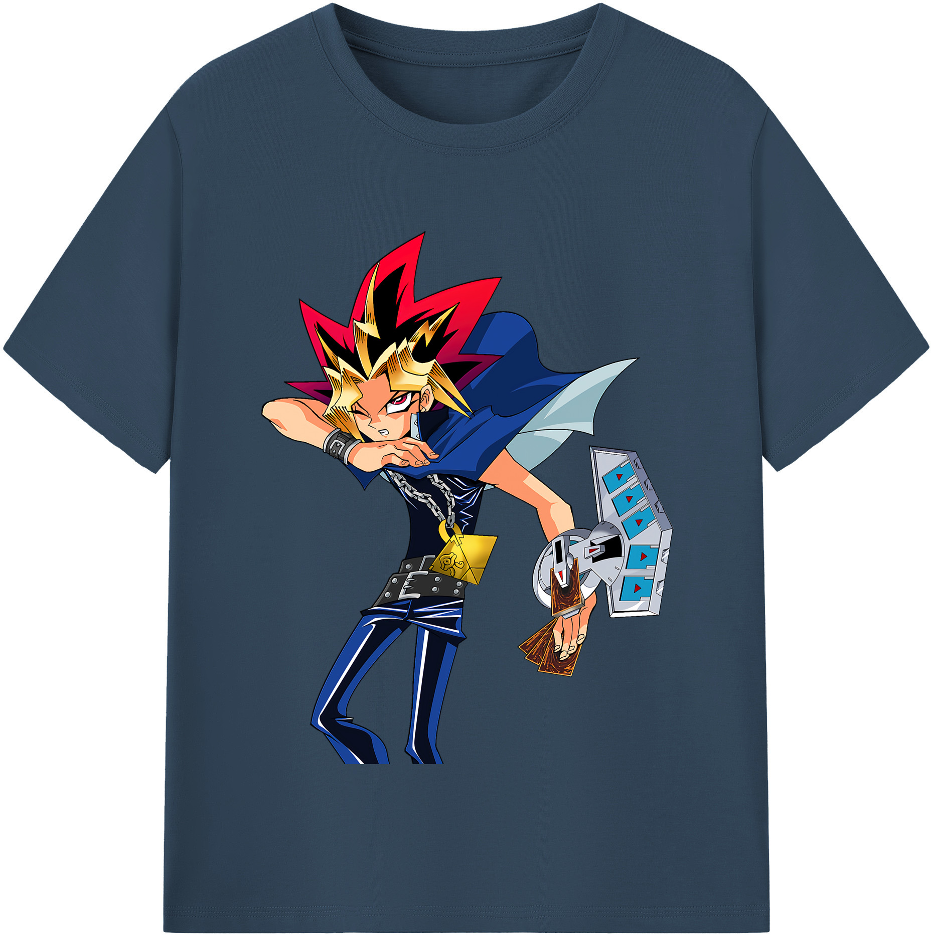 （画像用） 遊☆戯☆王 Yu-Gi-Oh! レディースカジュアルプリントTシャツ（綿100％）