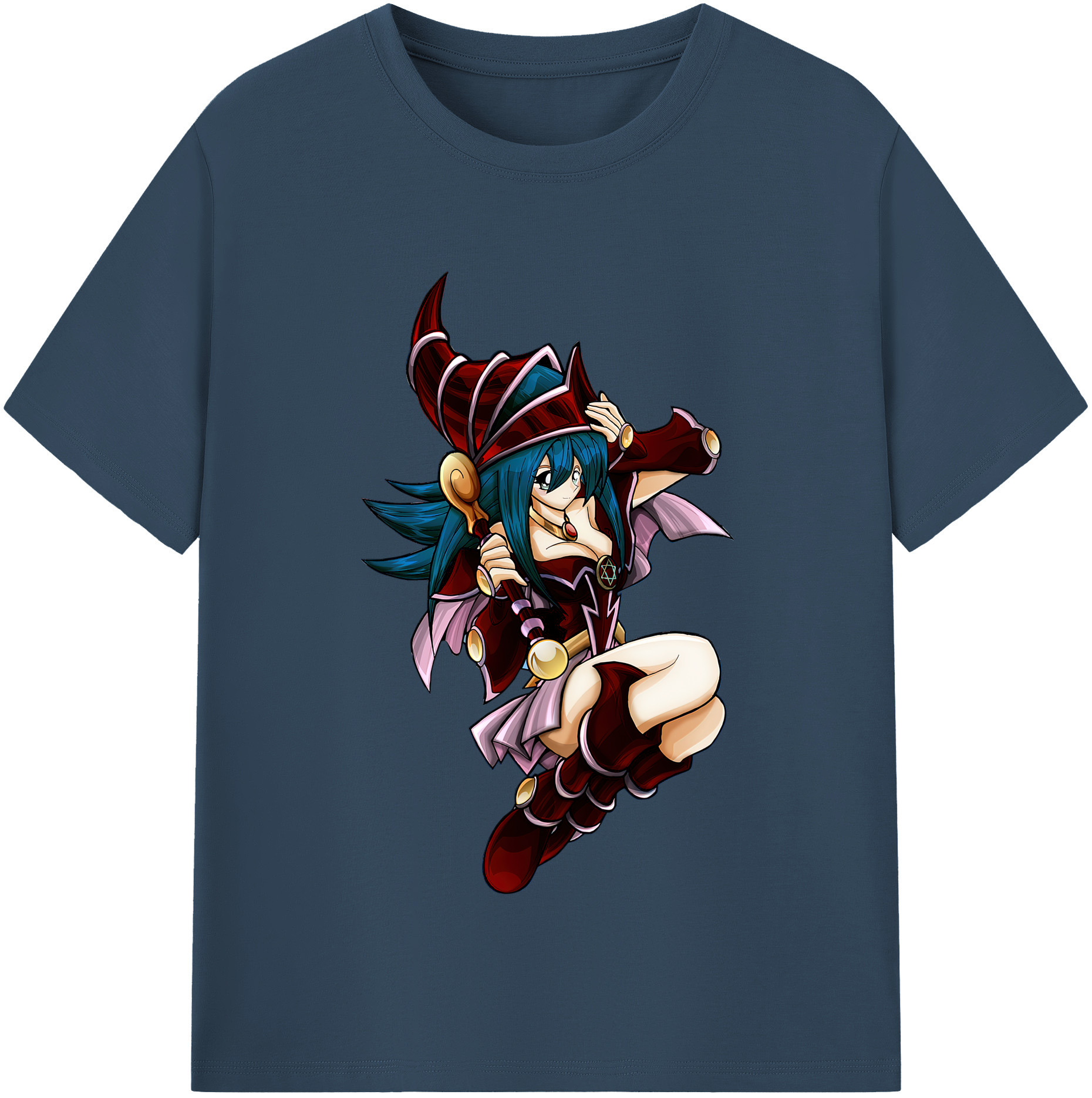 （画像用） 遊☆戯☆王 Yu-Gi-Oh! レディースカジュアルプリントTシャツ（綿100％）