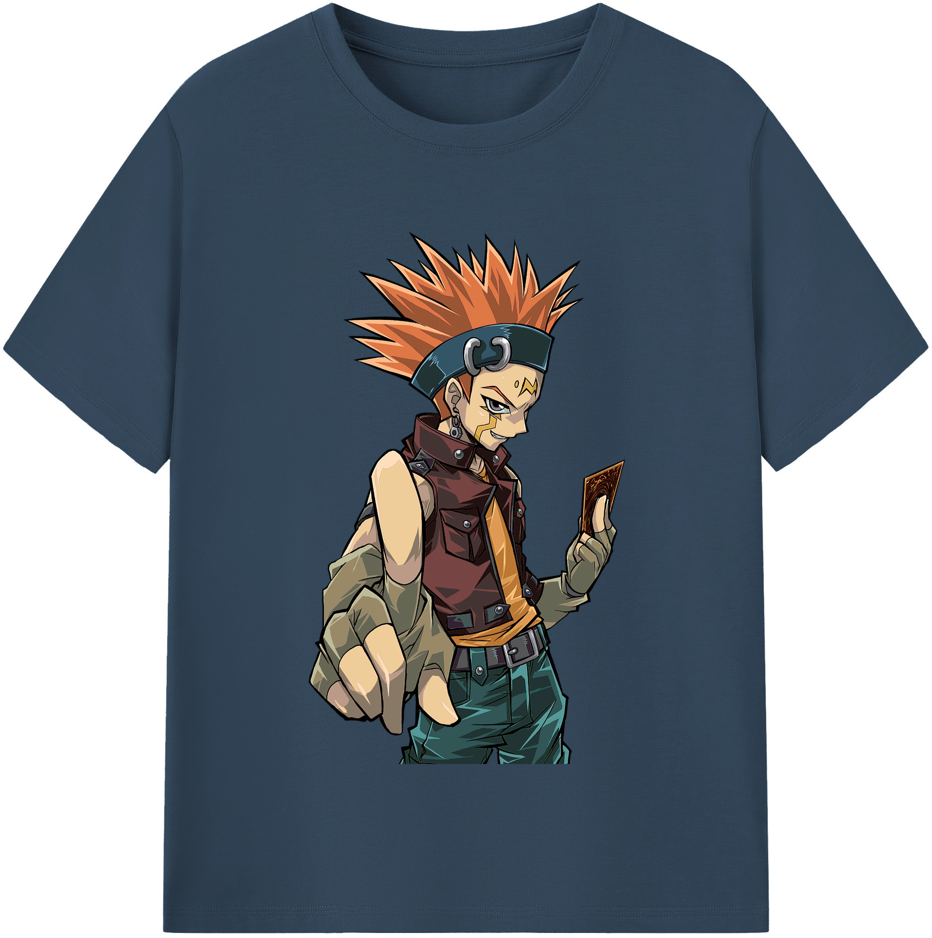 （画像用） 遊☆戯☆王 Yu-Gi-Oh! レディースカジュアルプリントTシャツ（綿100％）