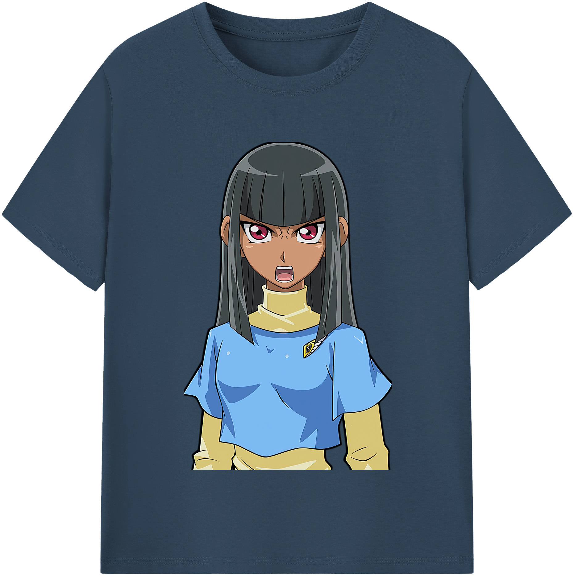（画像用） 遊☆戯☆王 Yu-Gi-Oh! レディースカジュアルプリントTシャツ（綿100％）