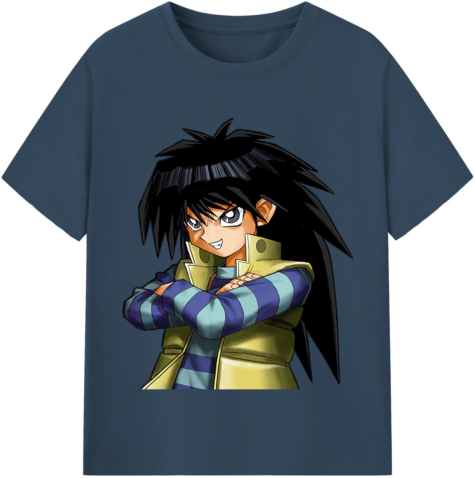 （画像用） 遊☆戯☆王 Yu-Gi-Oh! レディースカジュアルプリントTシャツ（綿100％）