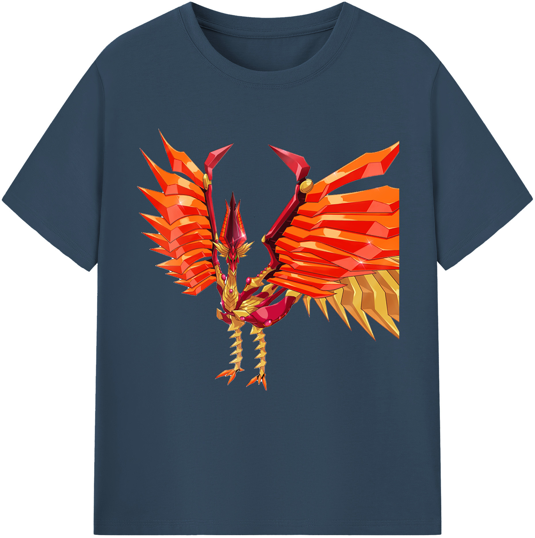 （画像用） 遊☆戯☆王 Yu-Gi-Oh! レディースカジュアルプリントTシャツ（綿100％）