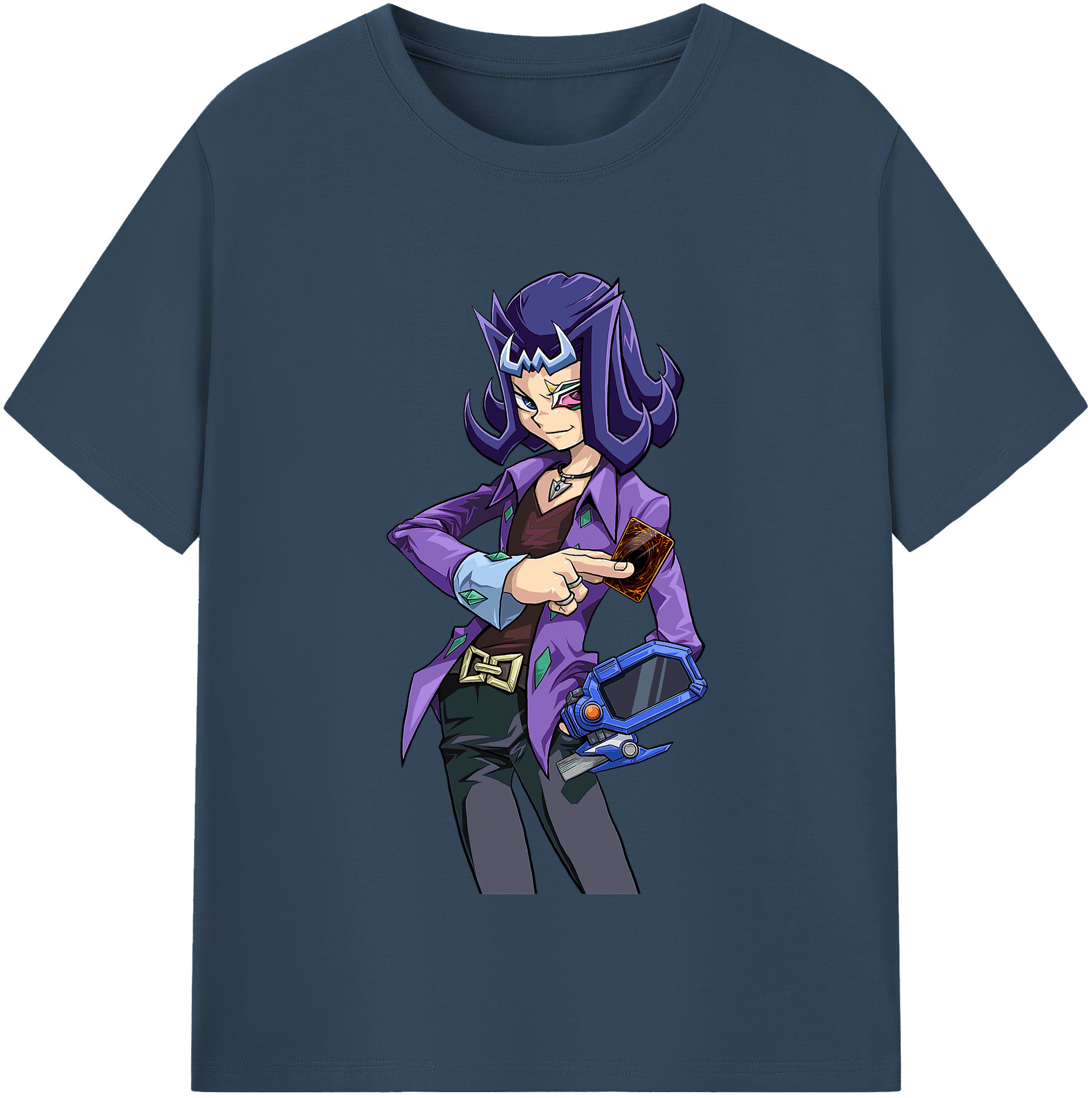 （画像用） 遊☆戯☆王 Yu-Gi-Oh! レディースカジュアルプリントTシャツ（綿100％）